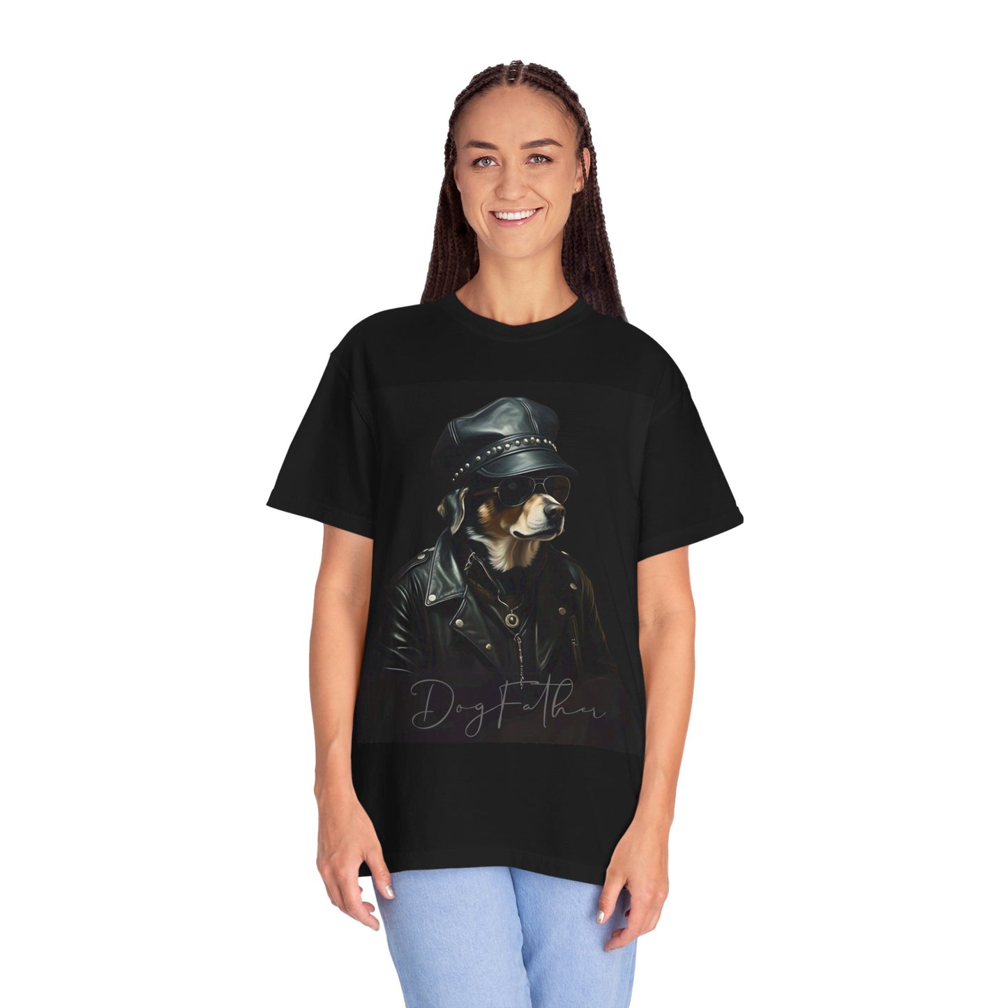 Dog Father Unisex Garment-Dyed T-Shirt – Cool Pet Lover Tee