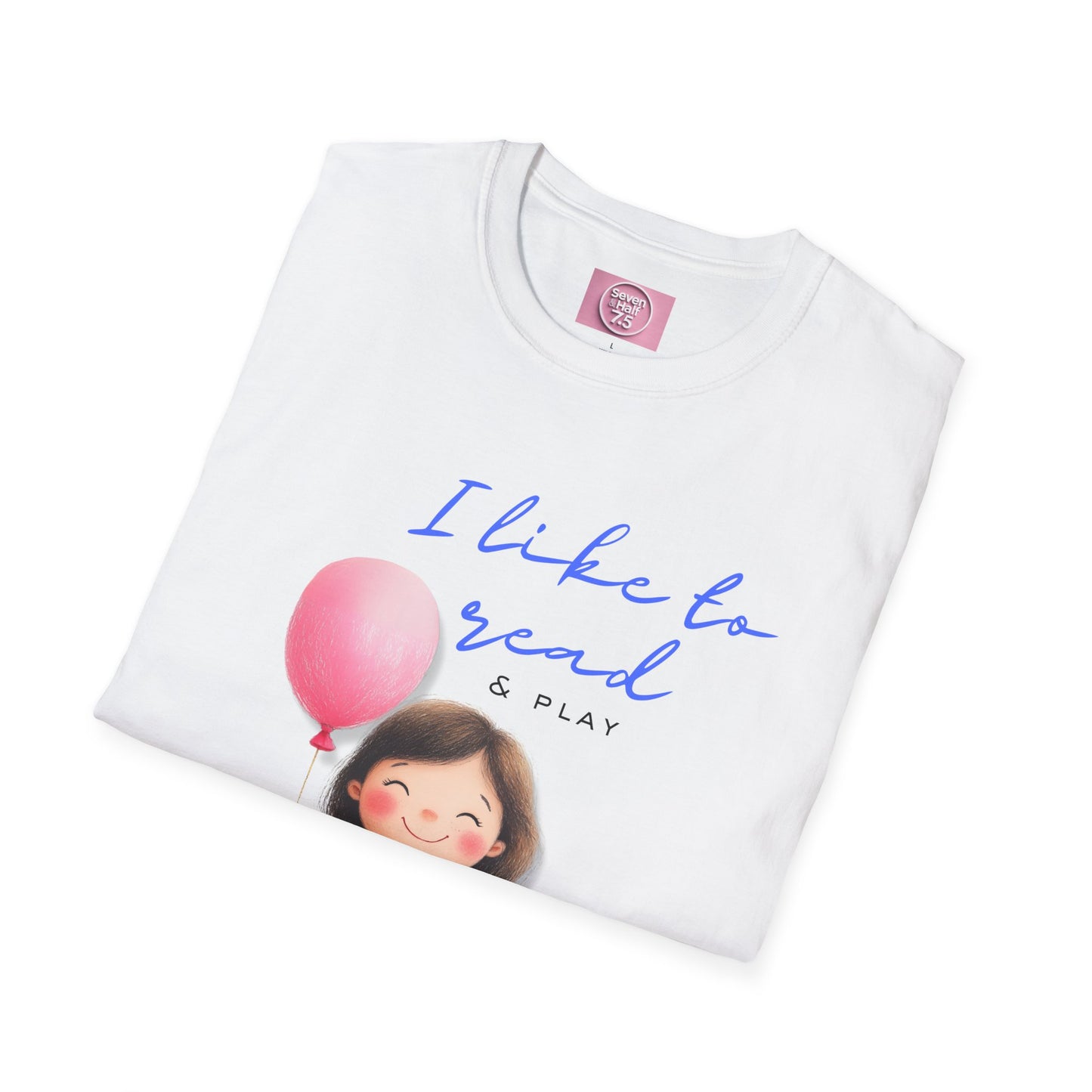 Women's Fun T-Shirt - "I Like to Read & Play"
