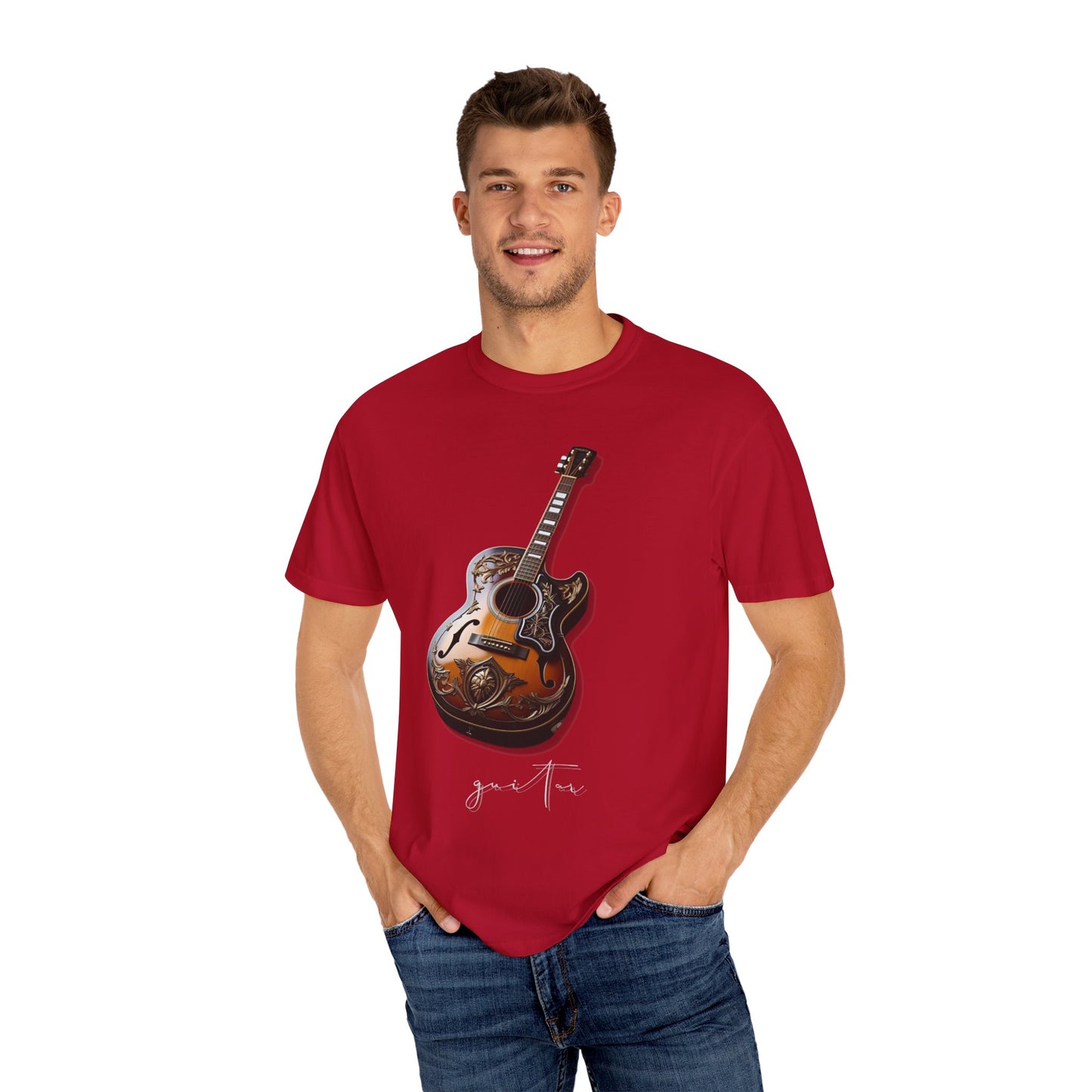 Vintage Guitar Graphic Unisex T-Shirt - Perfect for Music Lovers