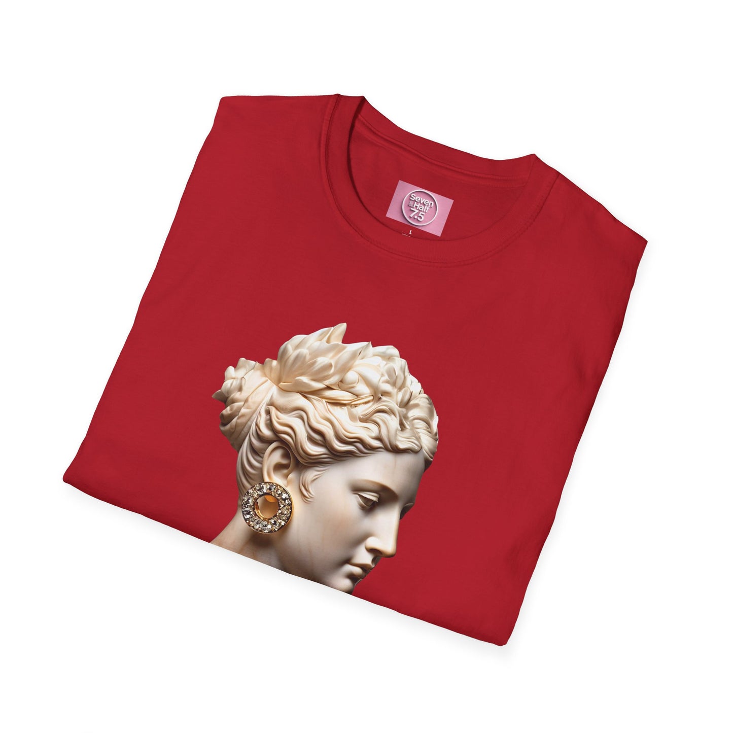 Classical Art Softstyle T-Shirt - Elegant Athena Design