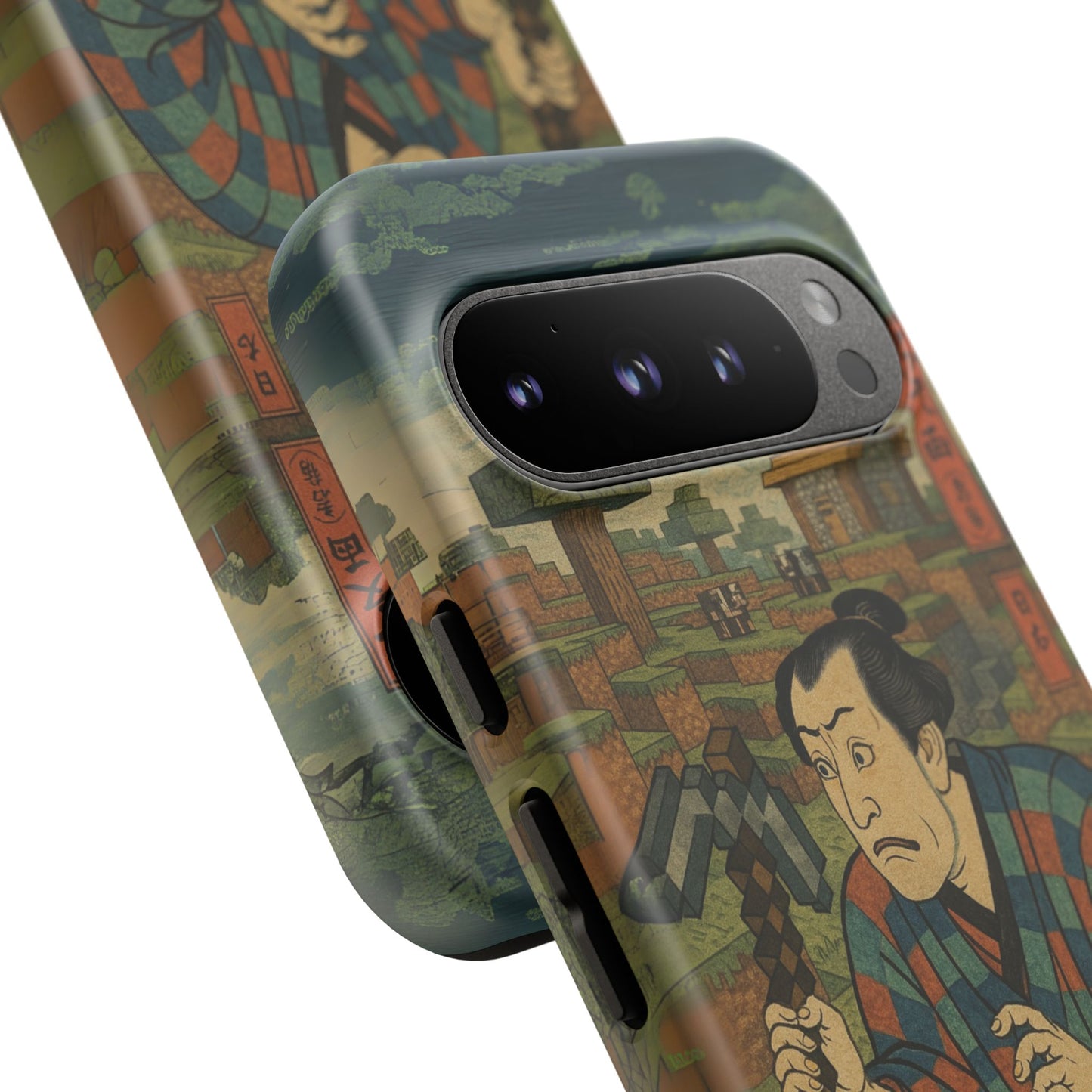 Tough Cases - Japanese Art Phone Case with Warrior Design