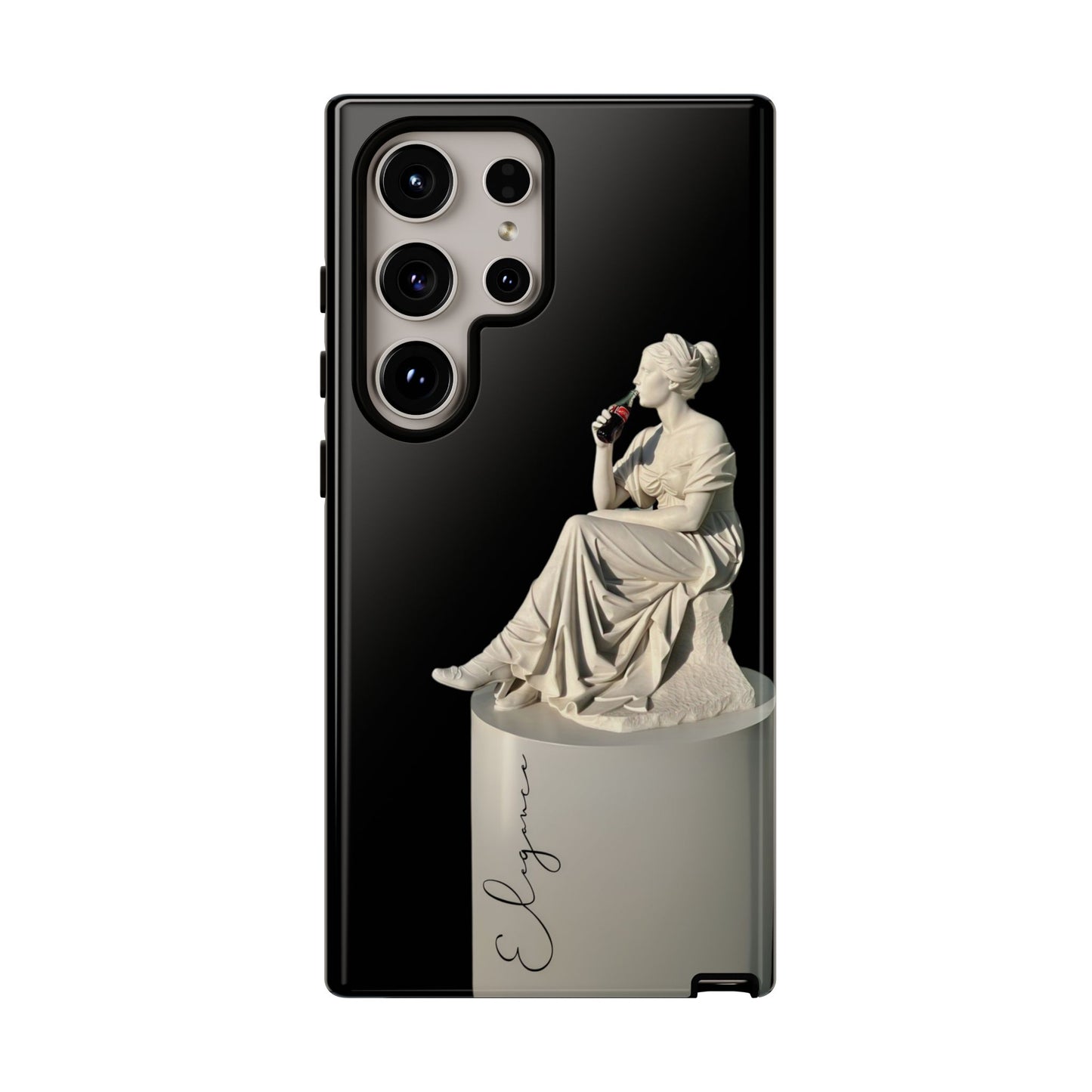 Elegant Phone Case - Stylish Tough Case with Sculpture Design