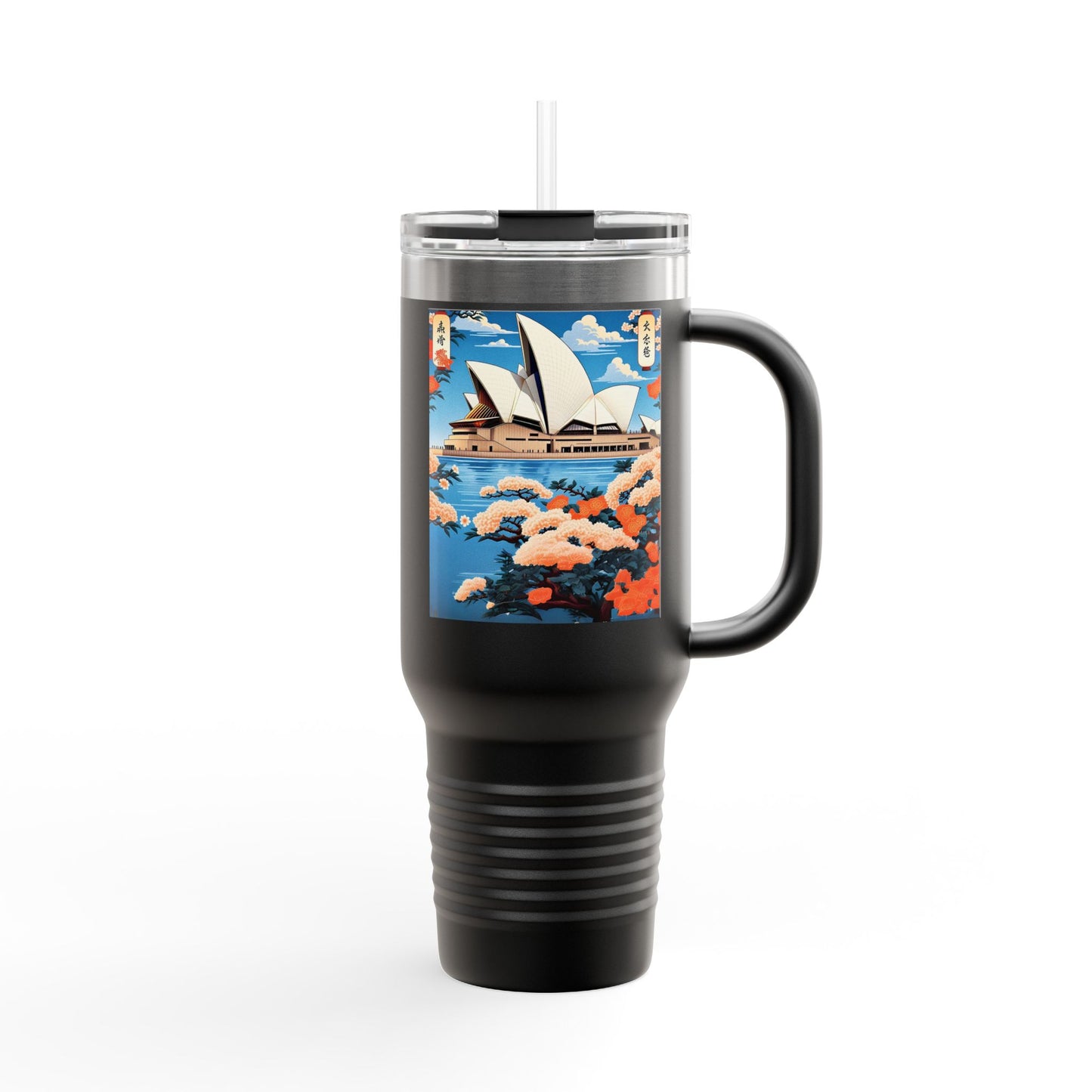 Stylish 40oz Insulated Travel Mug – Perfect for Adventure Seekers & Coffee Lovers!