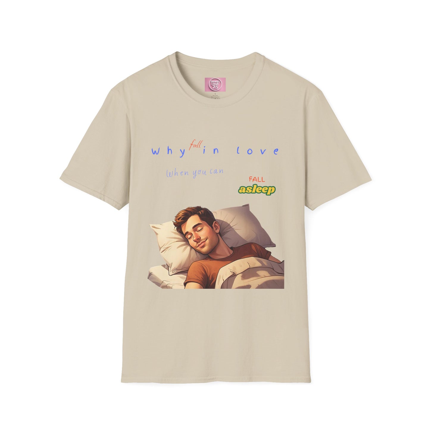 Fall Asleep Softstyle T-Shirt | Cozy Sleep Vibes | Perfect Gift for Sleep Lovers
