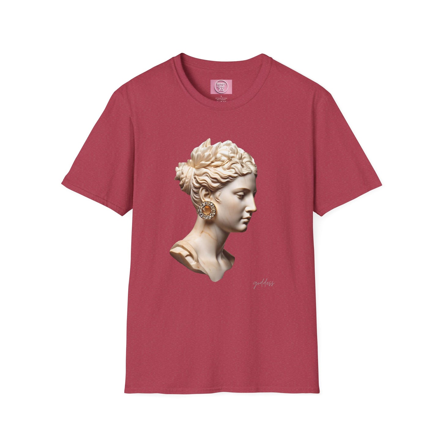 Classical Art Softstyle T-Shirt - Elegant Athena Design
