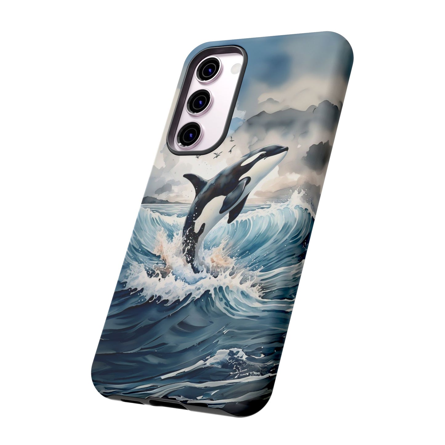 Whale Splash Phone Case - Tough & Stylish Ocean Design