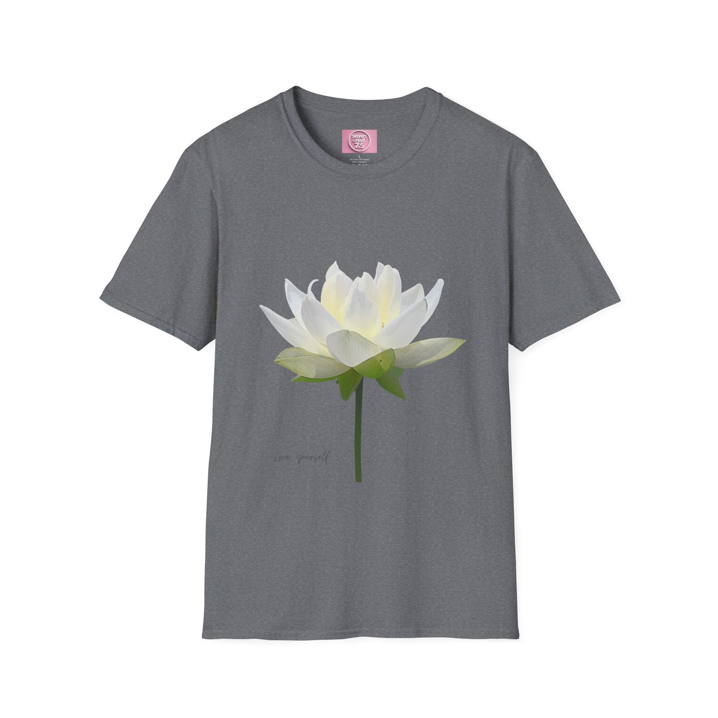 Love Yourself Lotus Flower T-Shirt - Unisex Softstyle Tee
