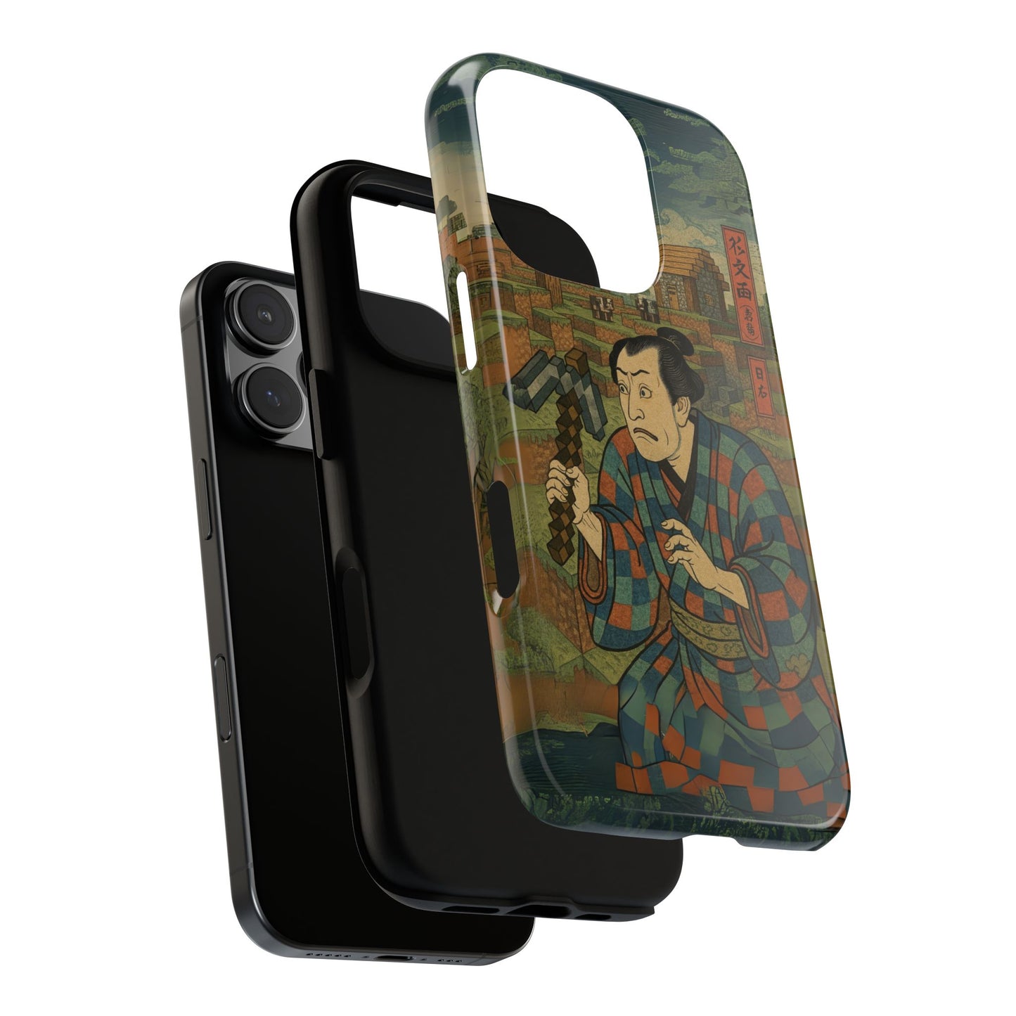 Tough Cases - Japanese Art Phone Case with Warrior Design