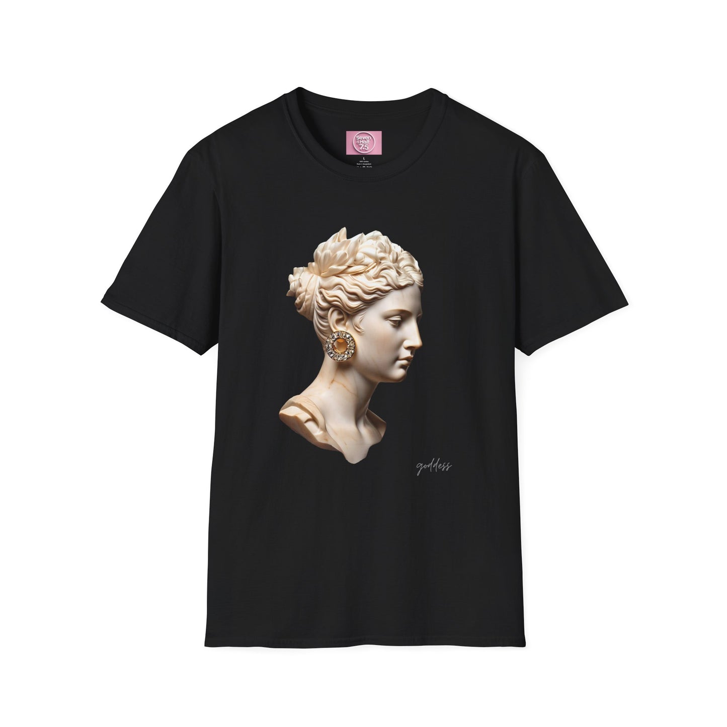 Classical Art Softstyle T-Shirt - Elegant Athena Design