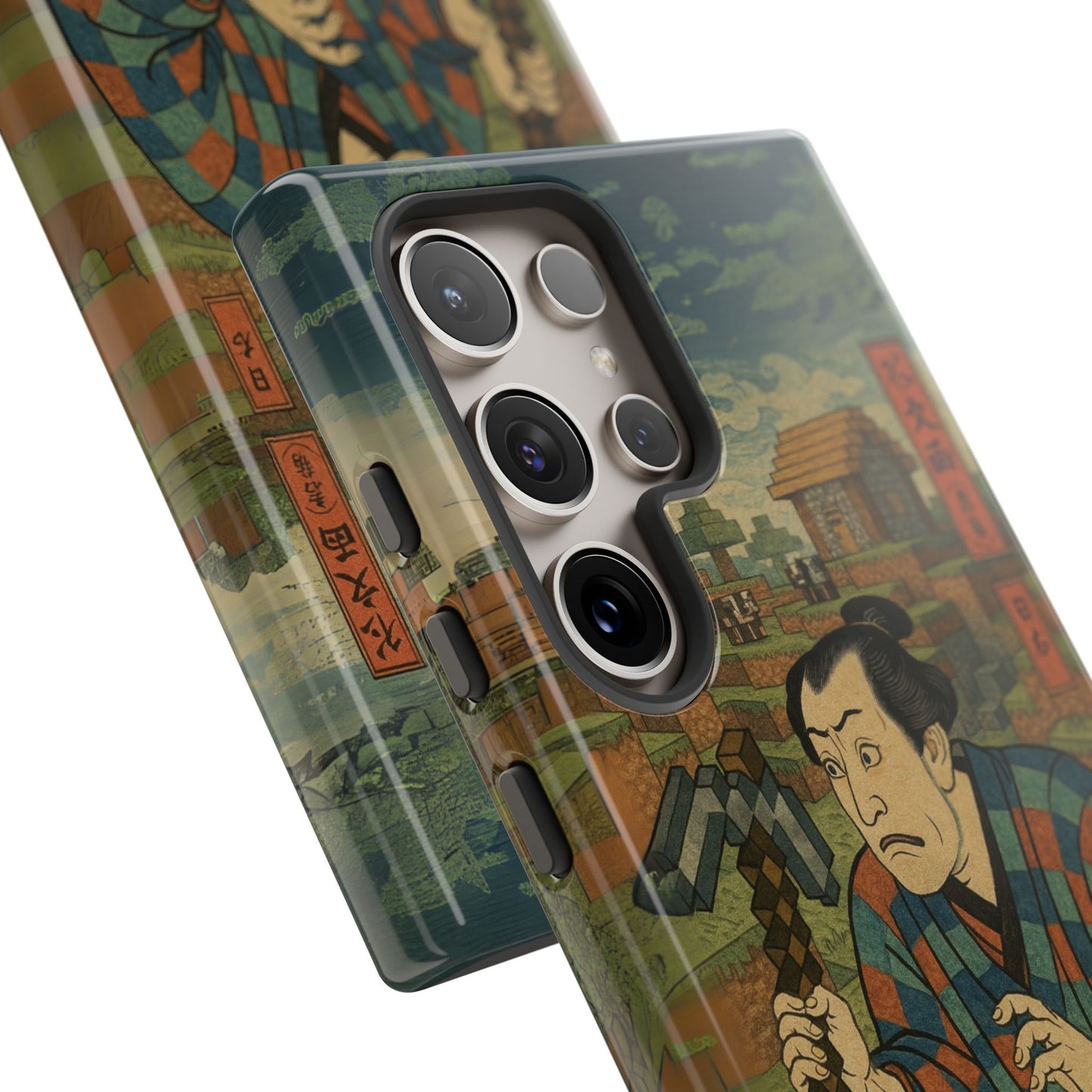 Tough Cases - Japanese Art Phone Case with Warrior Design