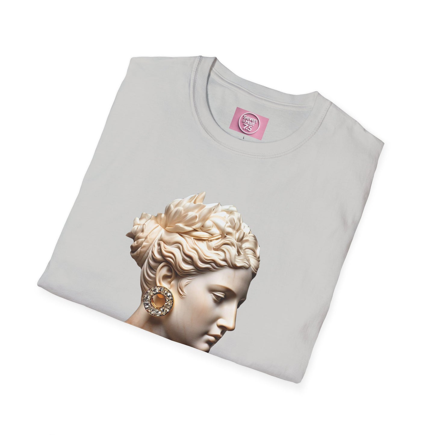 Classical Art Softstyle T-Shirt - Elegant Athena Design