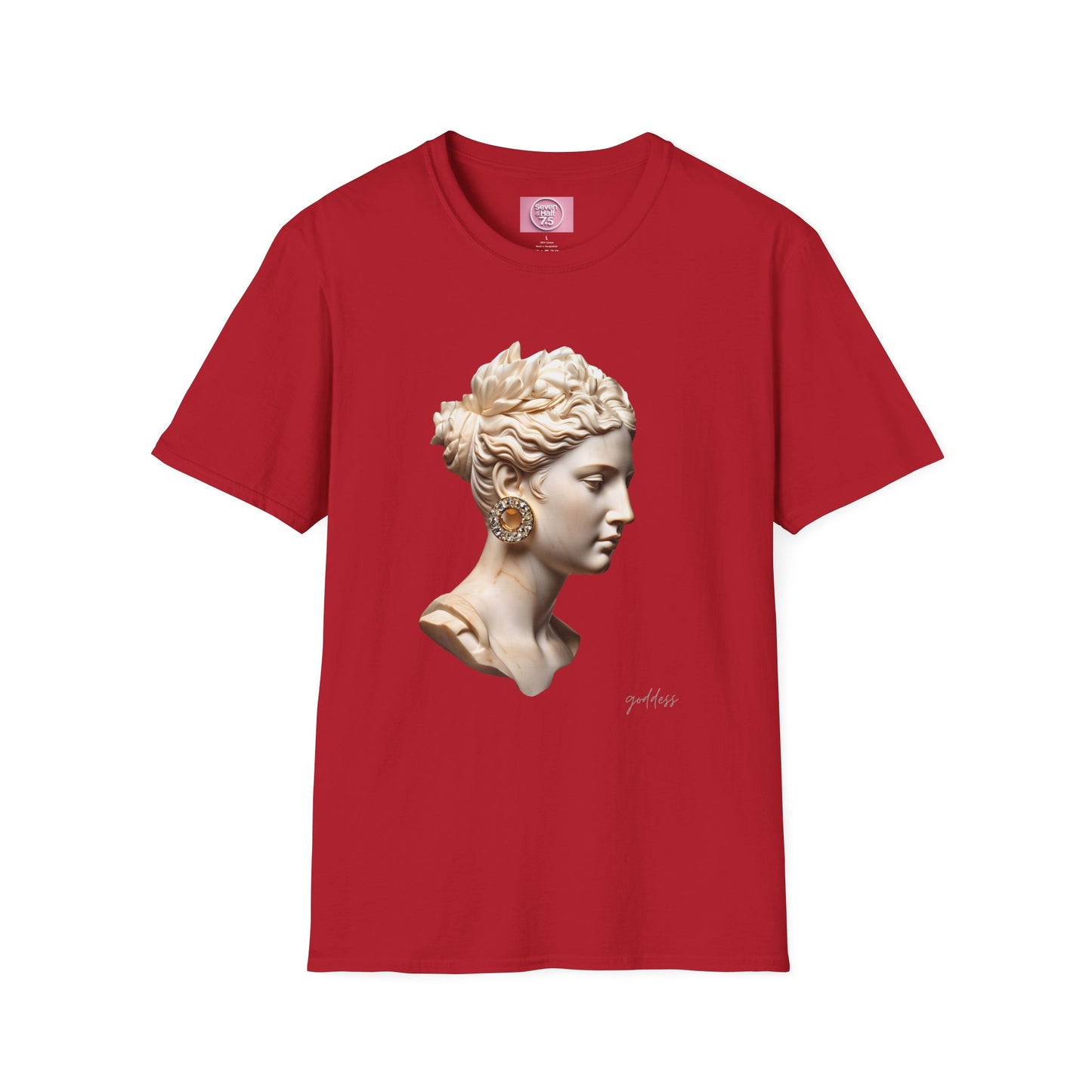 Classical Art Softstyle T-Shirt - Elegant Athena Design