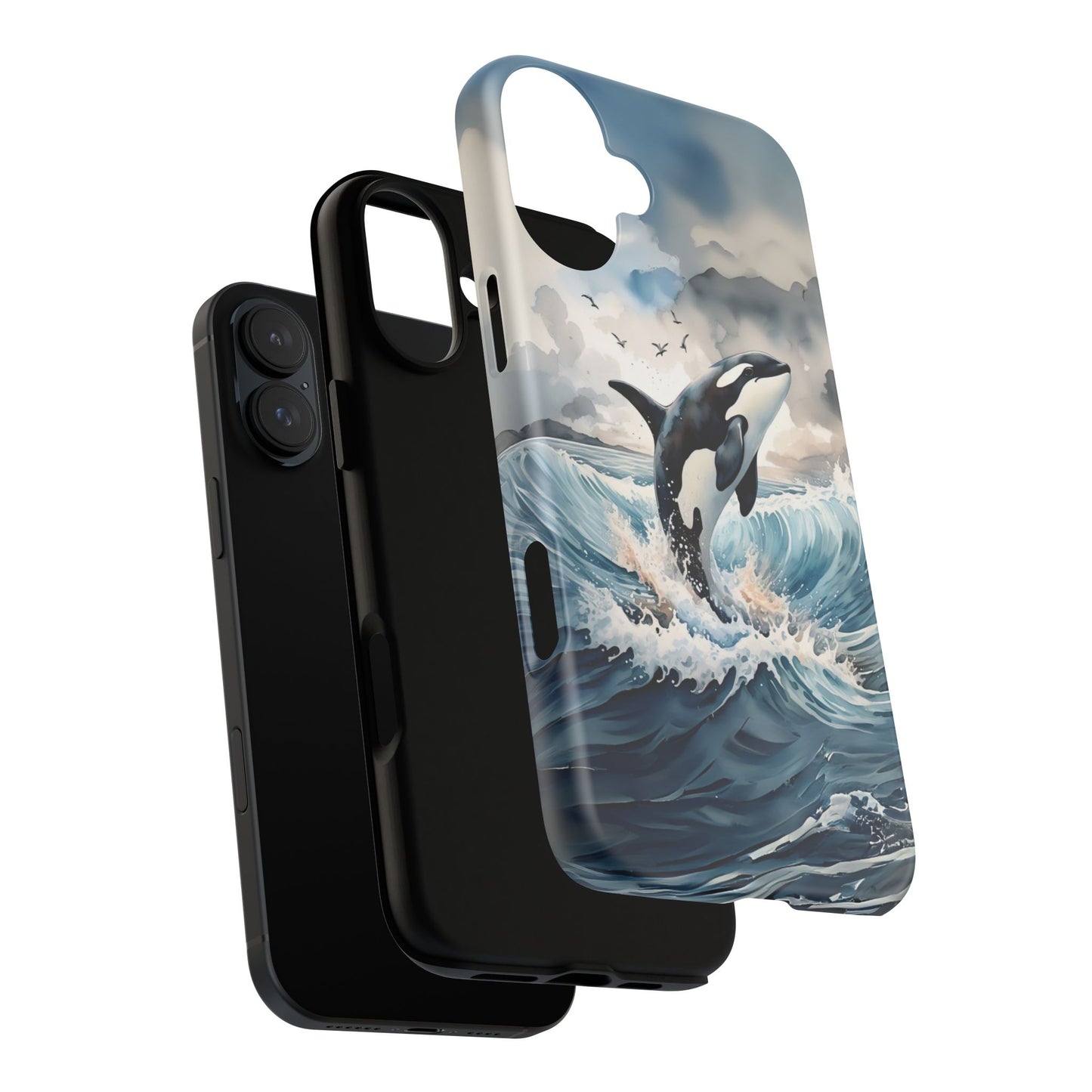 Whale Splash Phone Case - Tough & Stylish Ocean Design