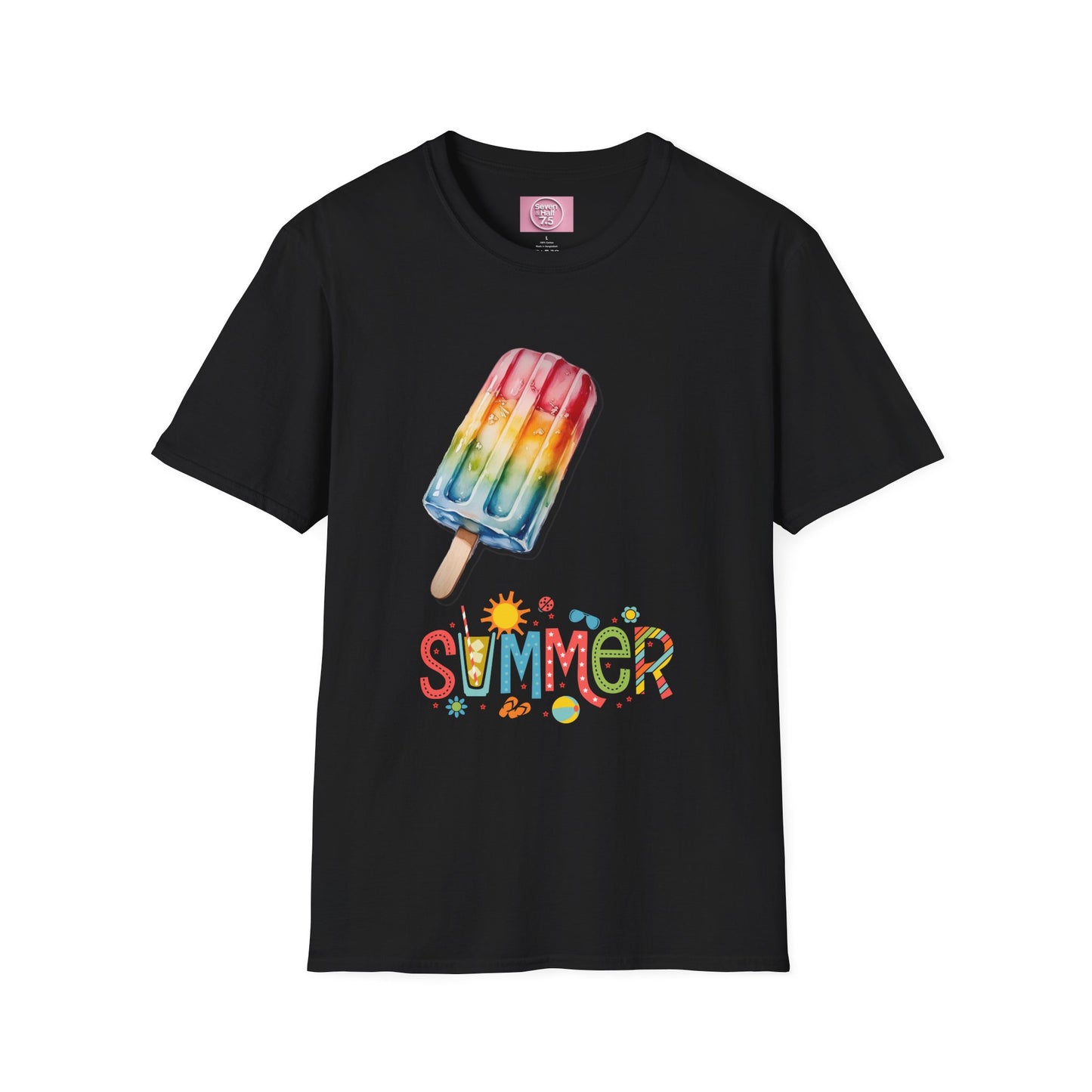 Summer Popsicle Soft style T-Shirt - Fun & Colorful Summer Vibes