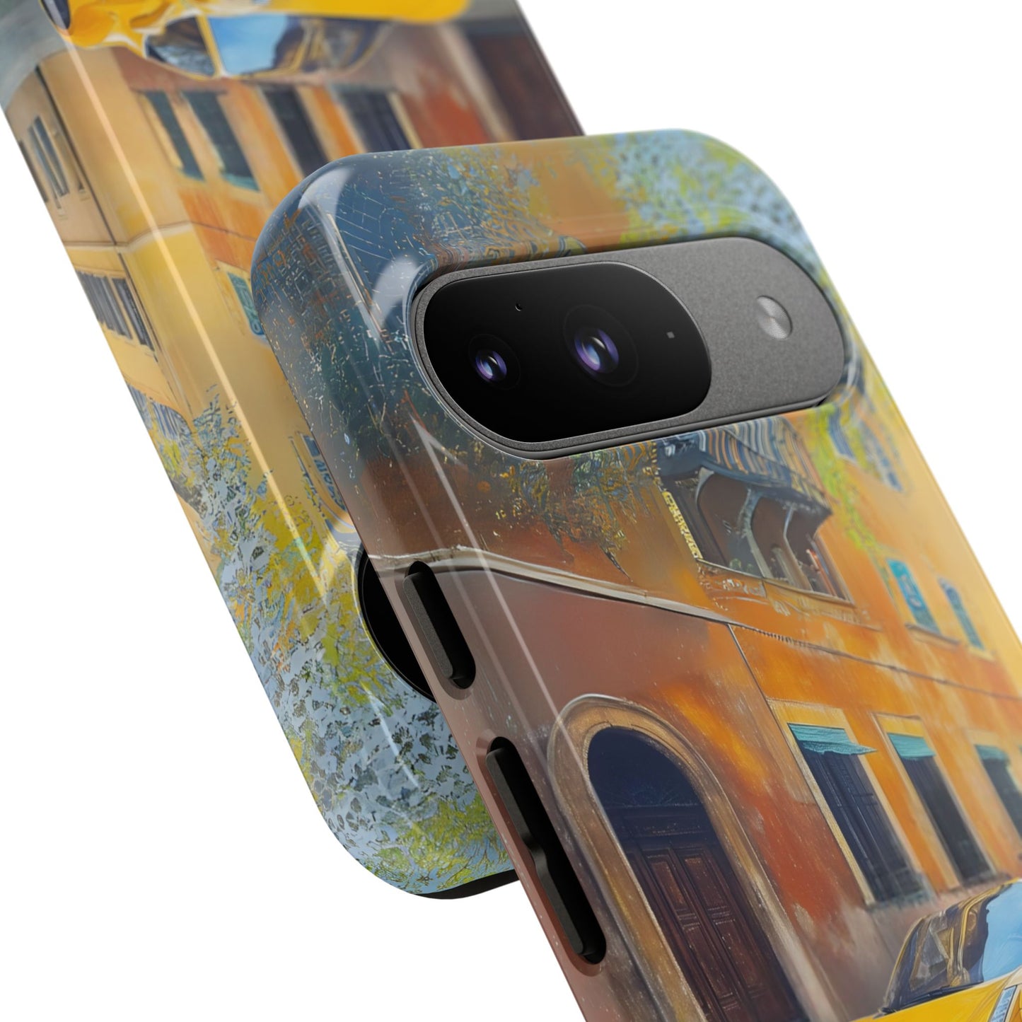 Ferrari Yellow Tough Phone Case - Stylish and Durable