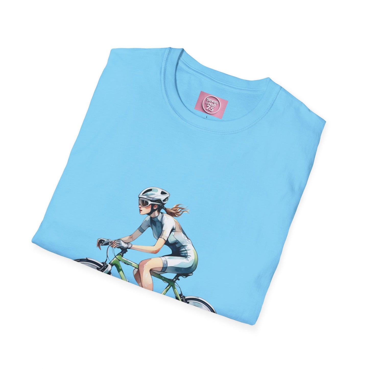 Cycling Enthusiast Softstyle T-Shirt – Sporty Graphic Tee for Bikers