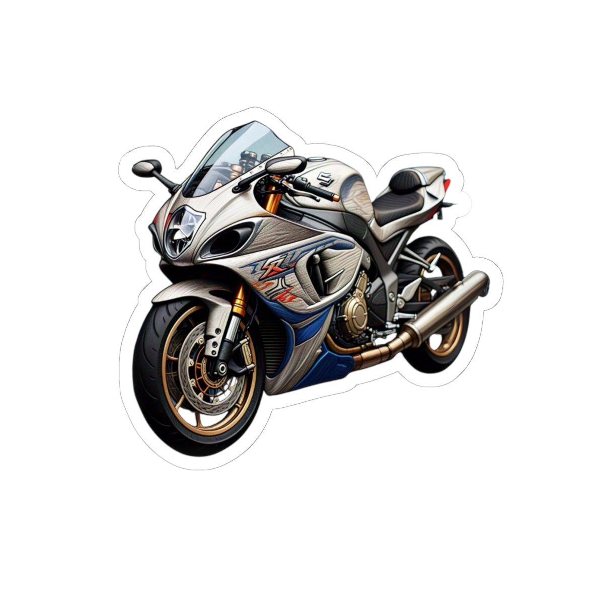 Motorcycle Kiss-Cut Stickers - Biker Gear for Enthusiasts