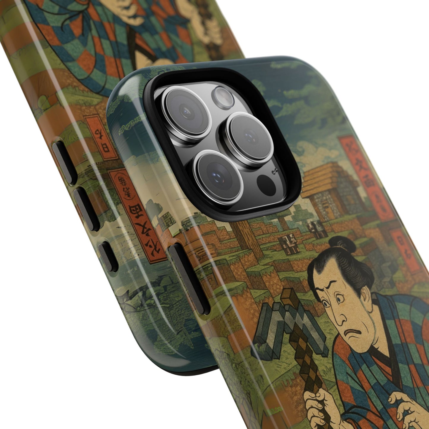 Tough Cases - Japanese Art Phone Case with Warrior Design
