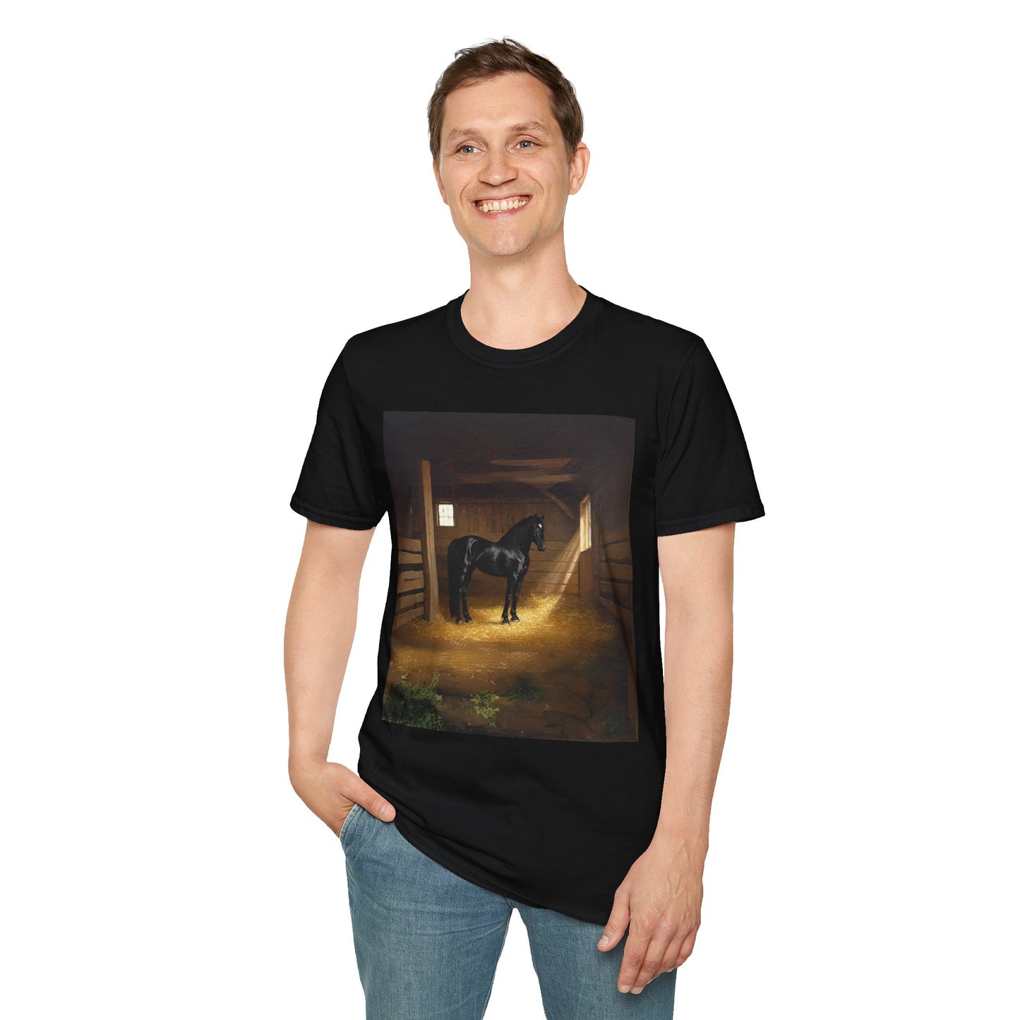 Equestrian Dreams Unisex Softstyle T-Shirt - Perfect for Horse Lovers