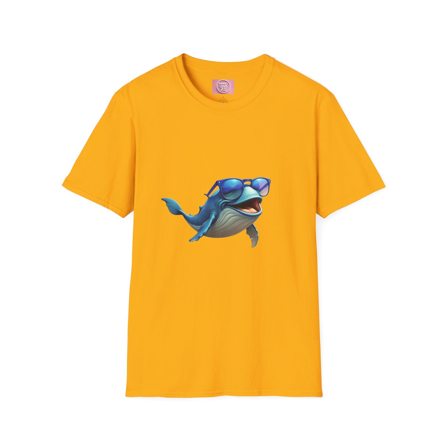 Cool Sunglasses Whale Unisex Softstyle T-Shirt