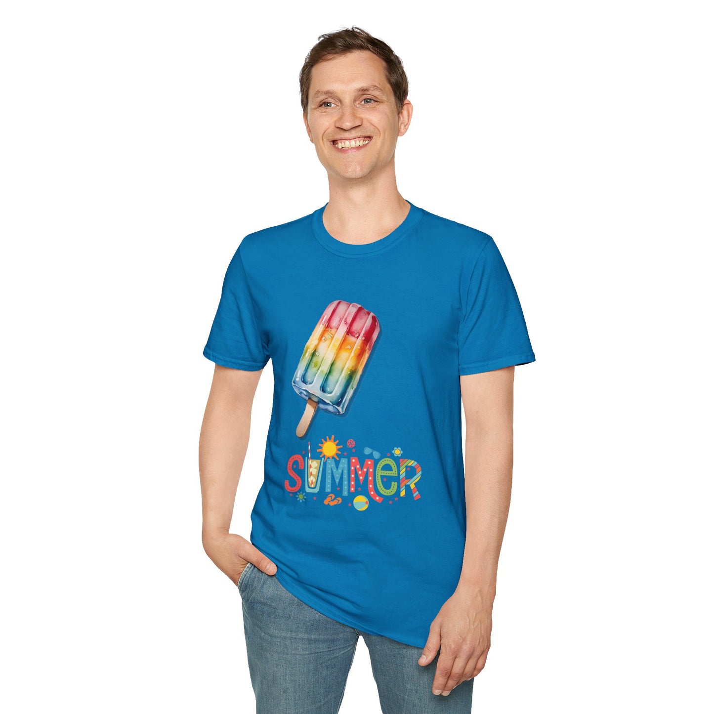Summer Popsicle Soft style T-Shirt - Fun & Colorful Summer Vibes