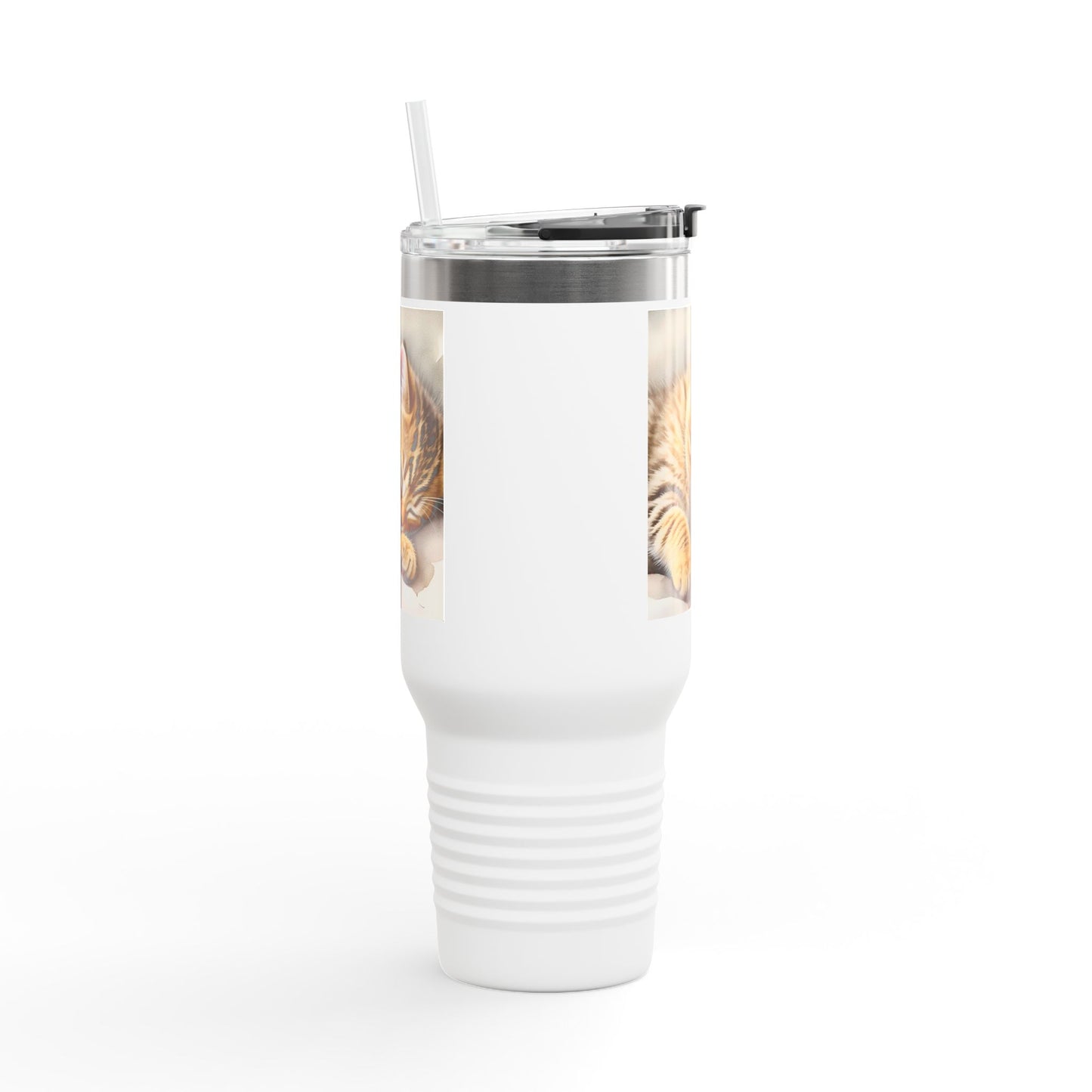 Cozy Cat Insulated Travel Mug - 40oz | Perfect for Cat Lovers