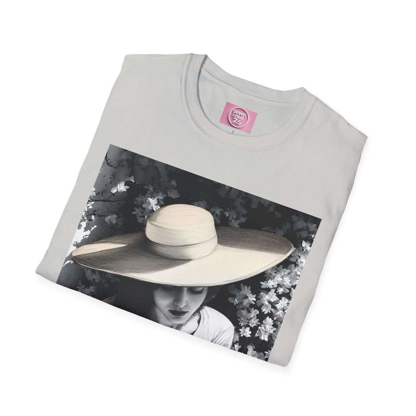 Elegant Charcoal art Softstyle T-Shirt - Perfect for Spring and Summer