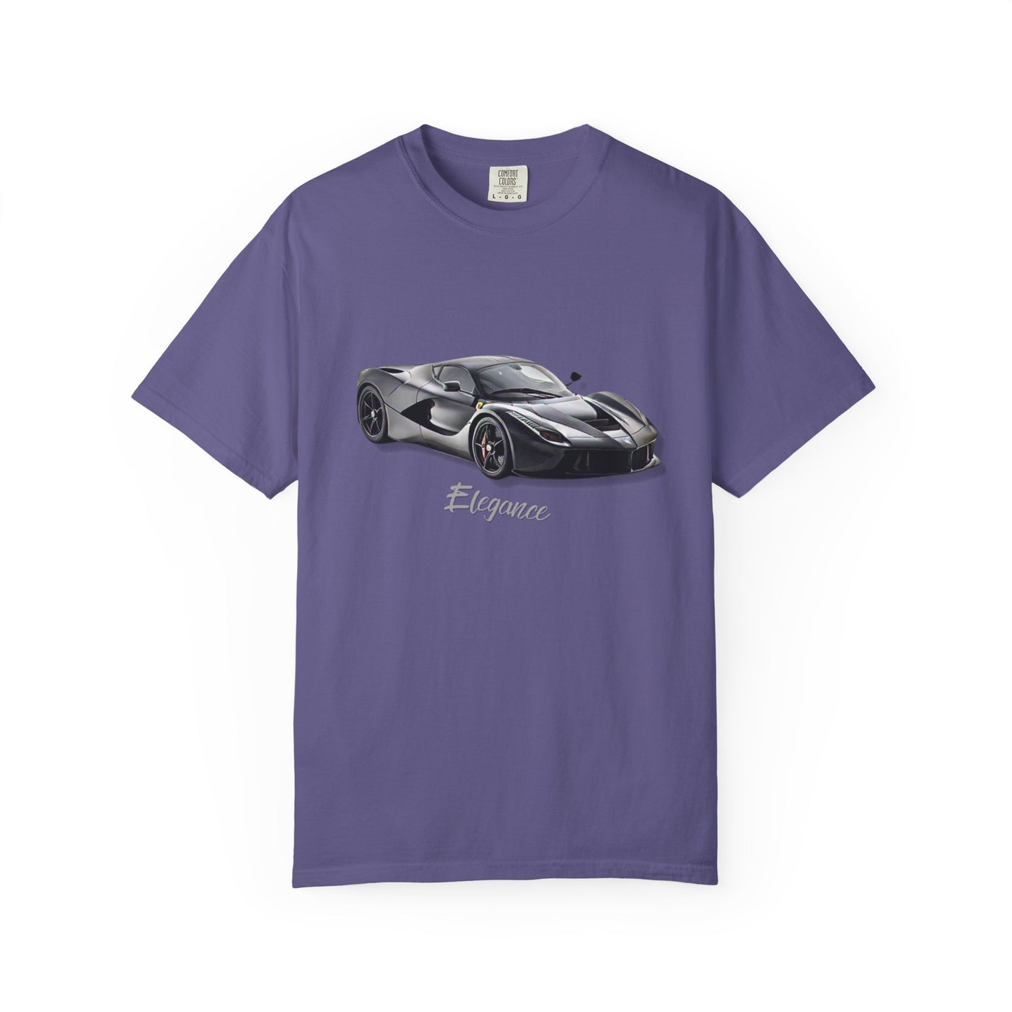 Elegant Car Graphic Unisex Garment-Dyed T-Shirt