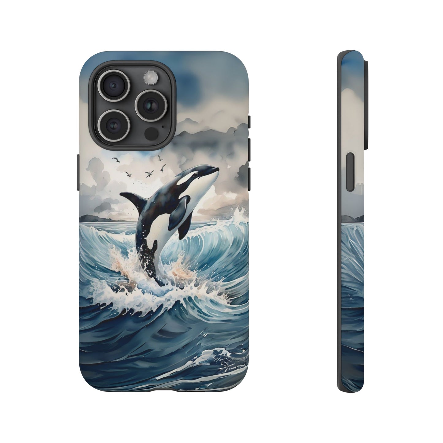 Whale Splash Phone Case - Tough & Stylish Ocean Design