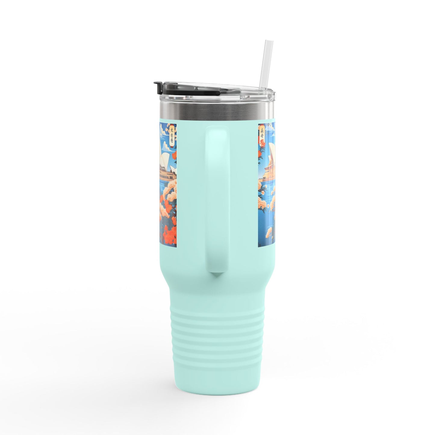 Stylish 40oz Insulated Travel Mug – Perfect for Adventure Seekers & Coffee Lovers!