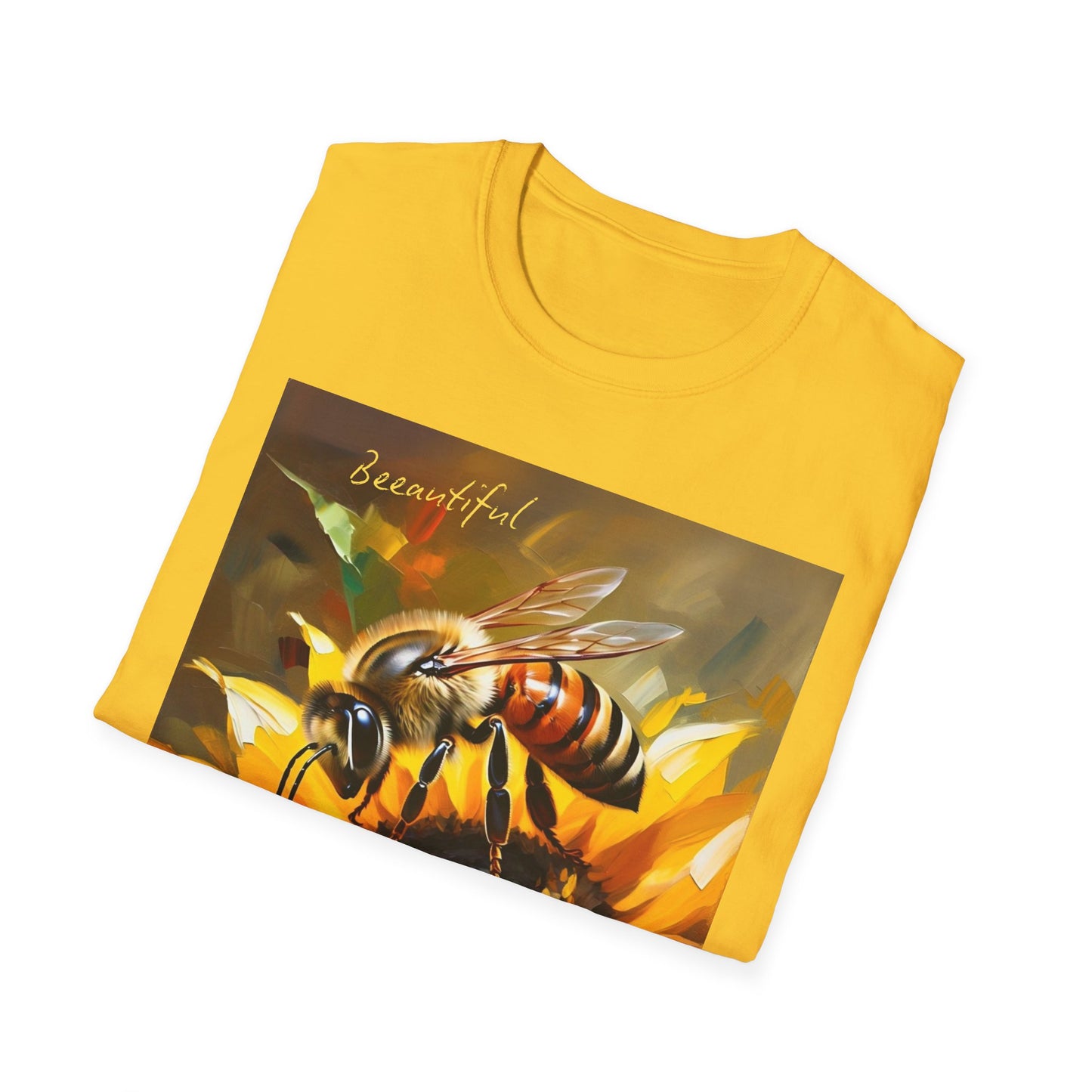 Bee-autiful Unisex Softstyle T-Shirt | Nature Lover's Gift | Perfect for Spring & Summer