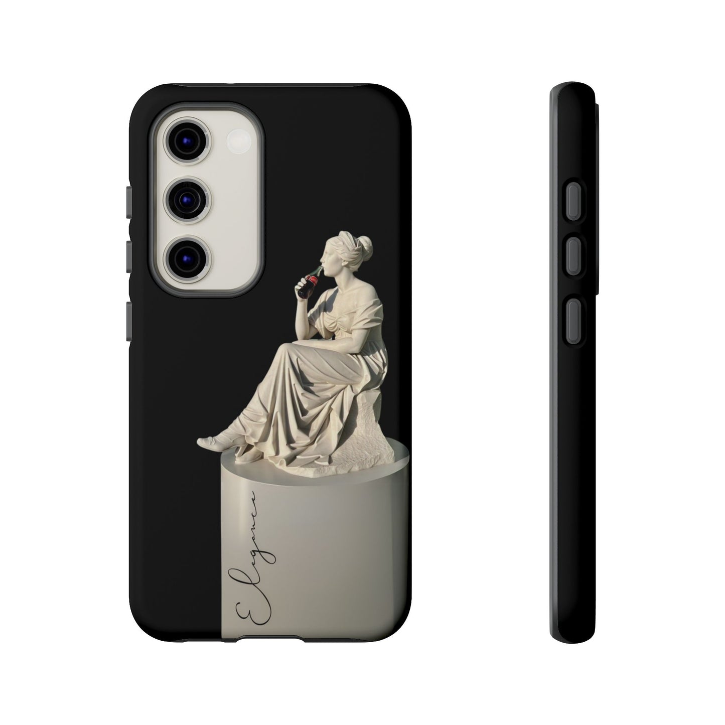 Elegant Phone Case - Stylish Tough Case with Sculpture Design