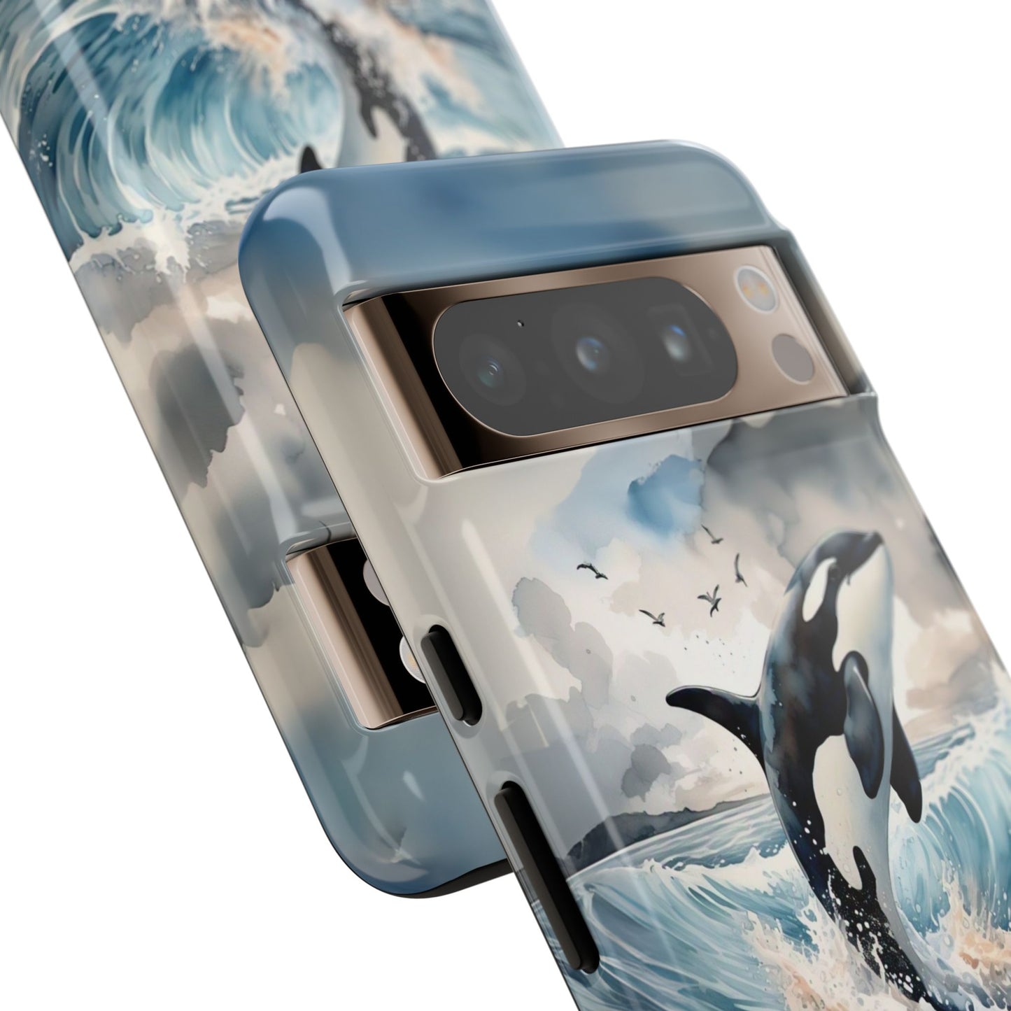 Whale Splash Phone Case - Tough & Stylish Ocean Design