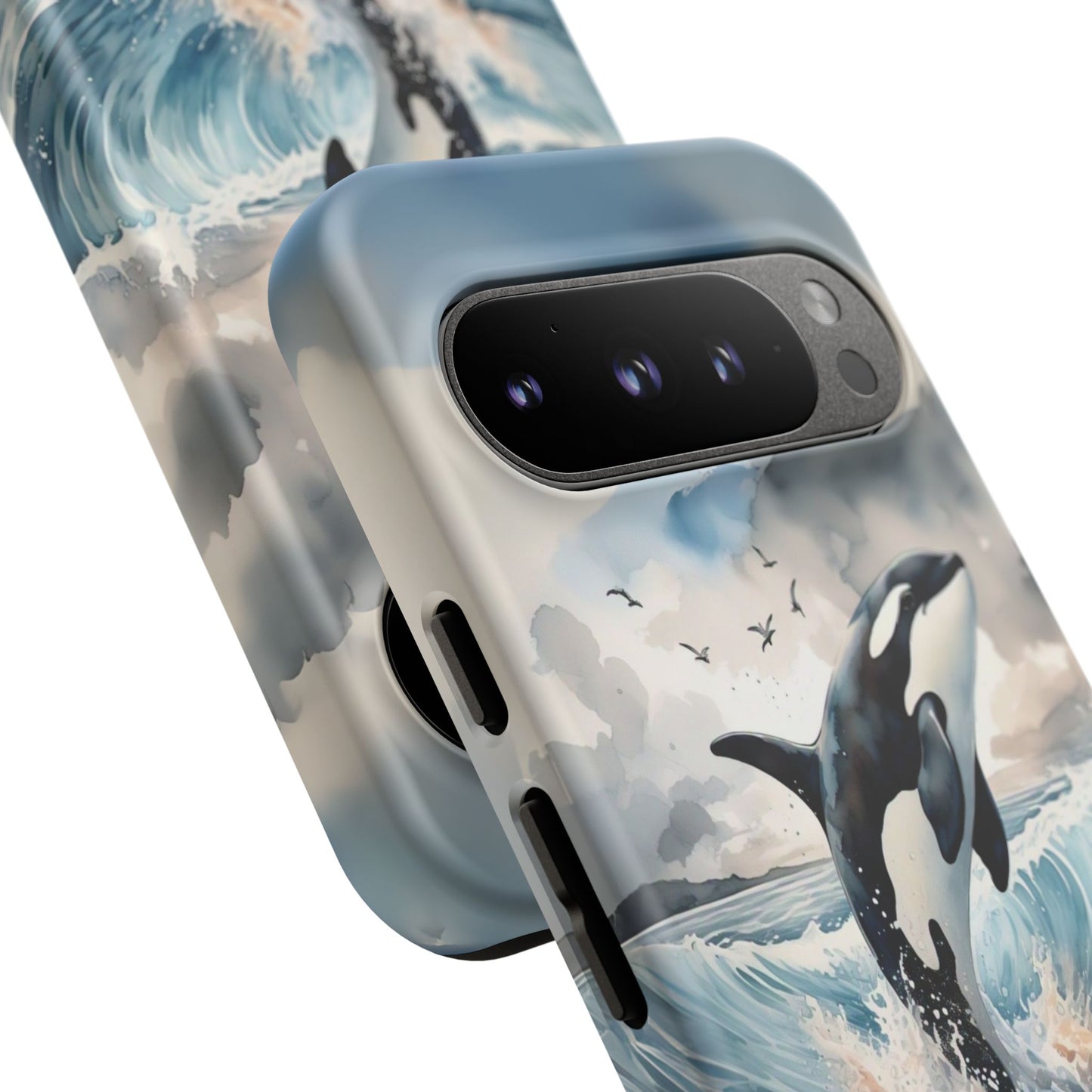 Whale Splash Phone Case - Tough & Stylish Ocean Design