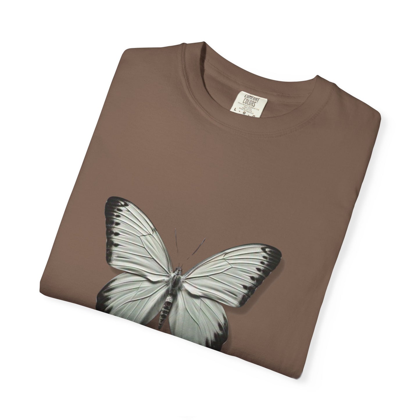 Butterfly Unisex Garment-Dyed T-Shirt – Nature-Inspired Casual Wear