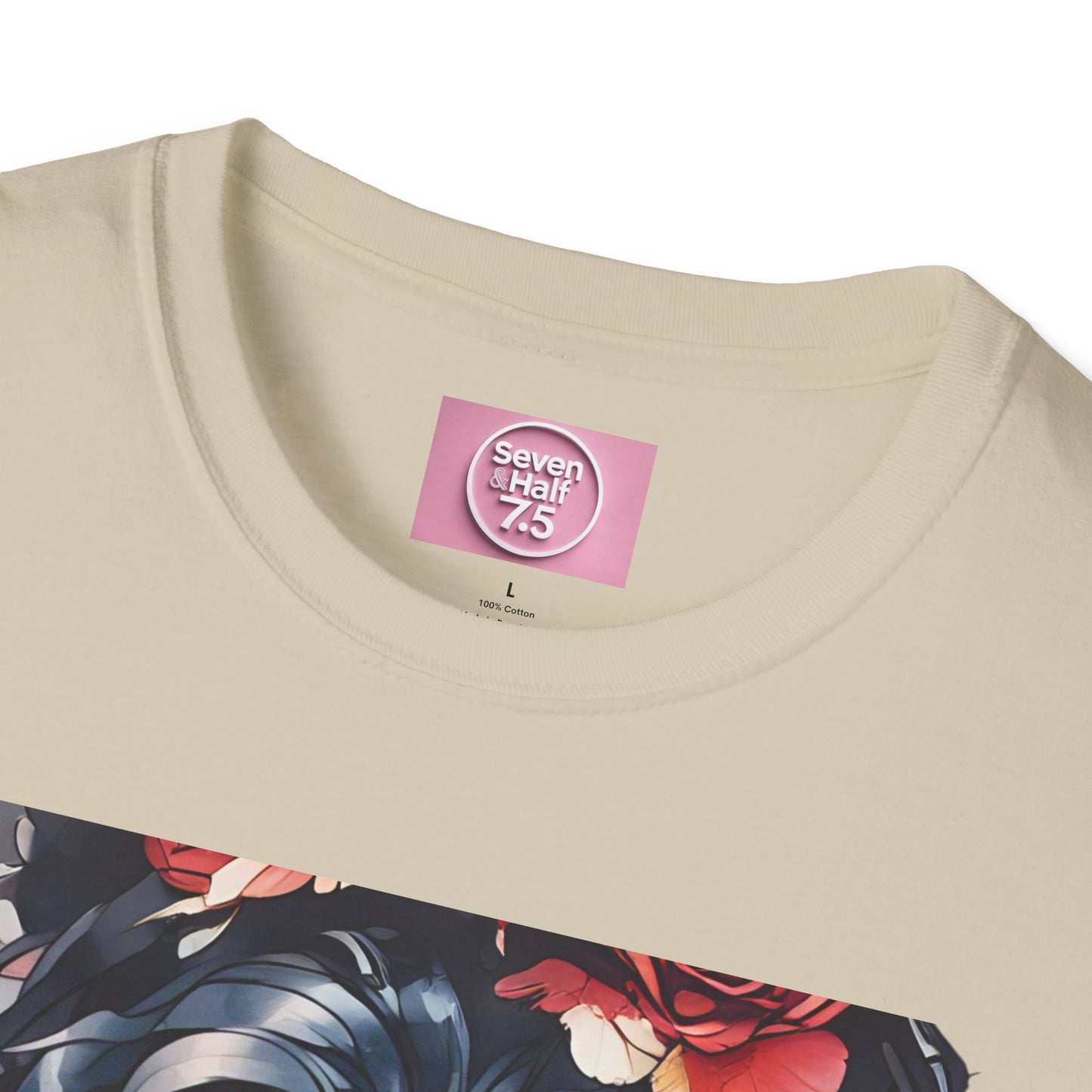 Stylish Unisex Softstyle T-Shirt - Charming Kimono Girl Design