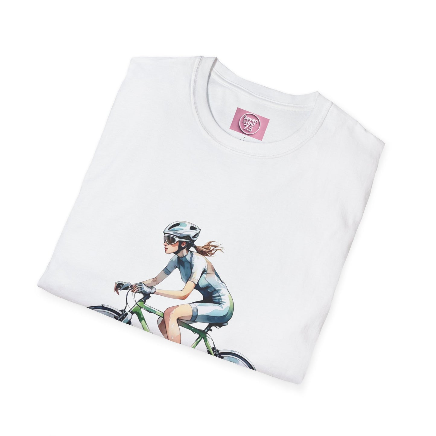 Cycling Enthusiast Softstyle T-Shirt – Sporty Graphic Tee for Bikers