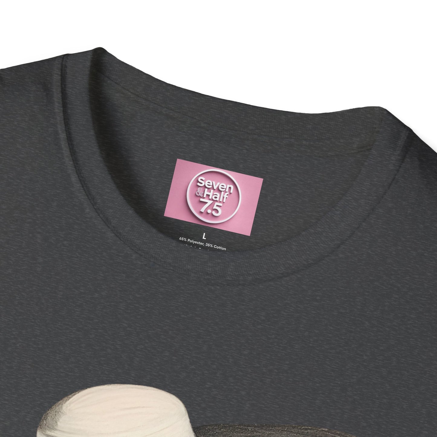 Artistic Women's Softstyle T-Shirt - Charcoal art Design