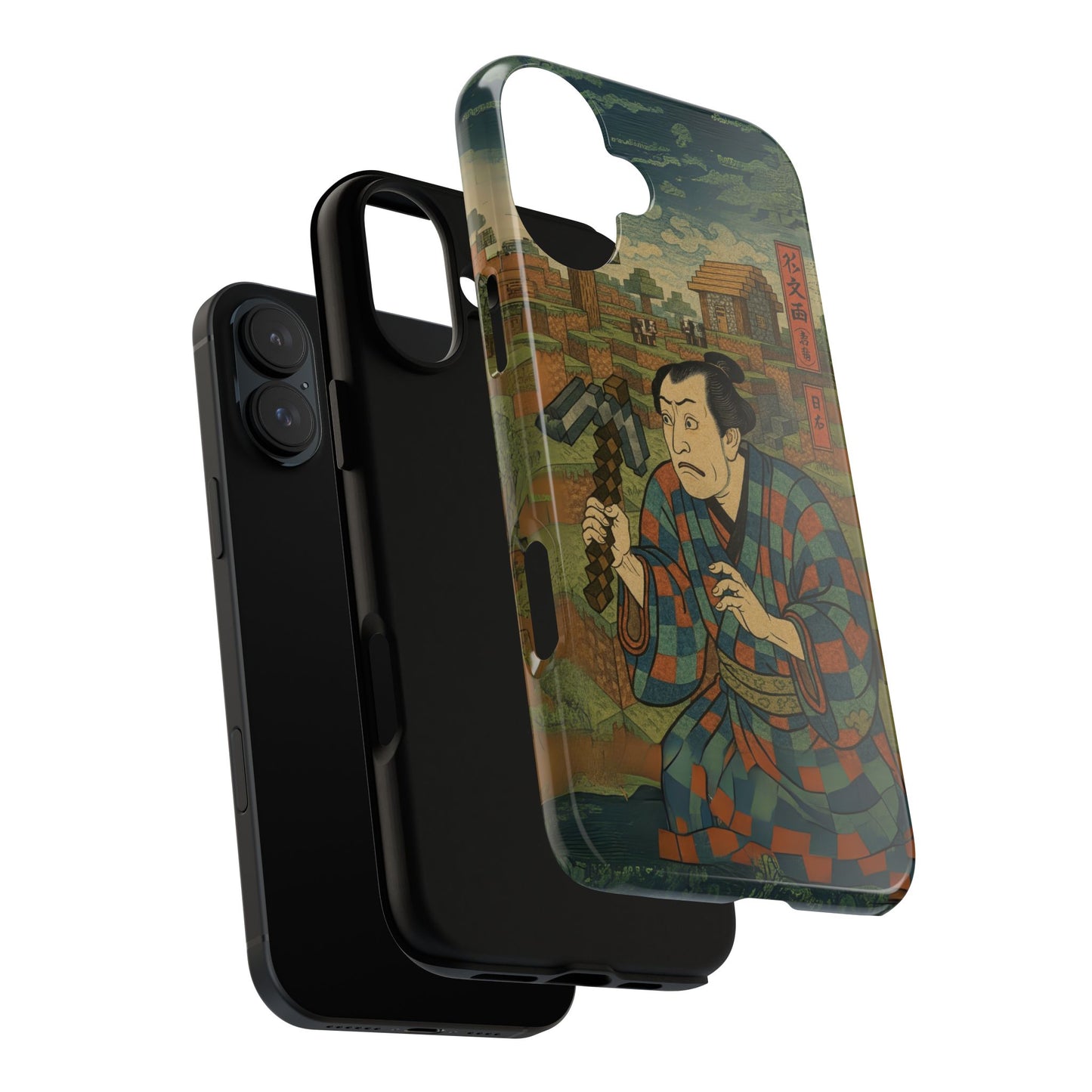 Tough Cases - Japanese Art Phone Case with Warrior Design