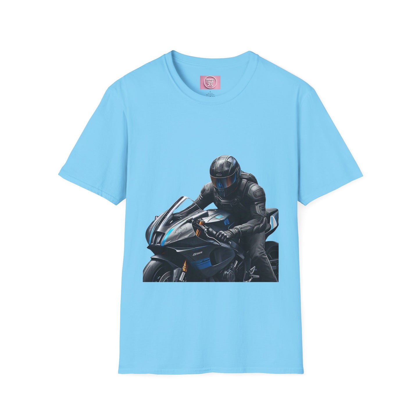 Motorcycle Rider Tee - Unisex Softstyle T-Shirt