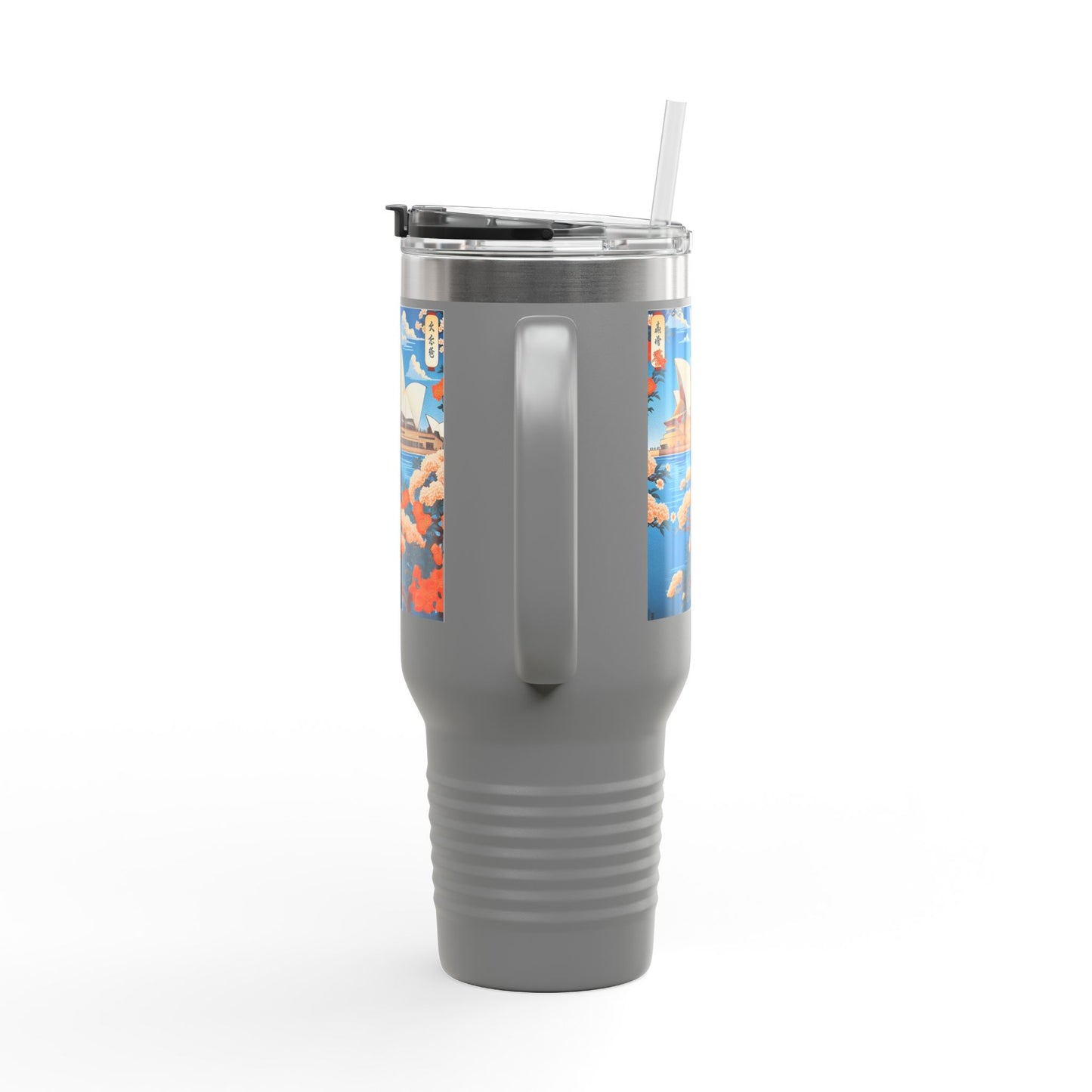 Stylish 40oz Insulated Travel Mug – Perfect for Adventure Seekers & Coffee Lovers!