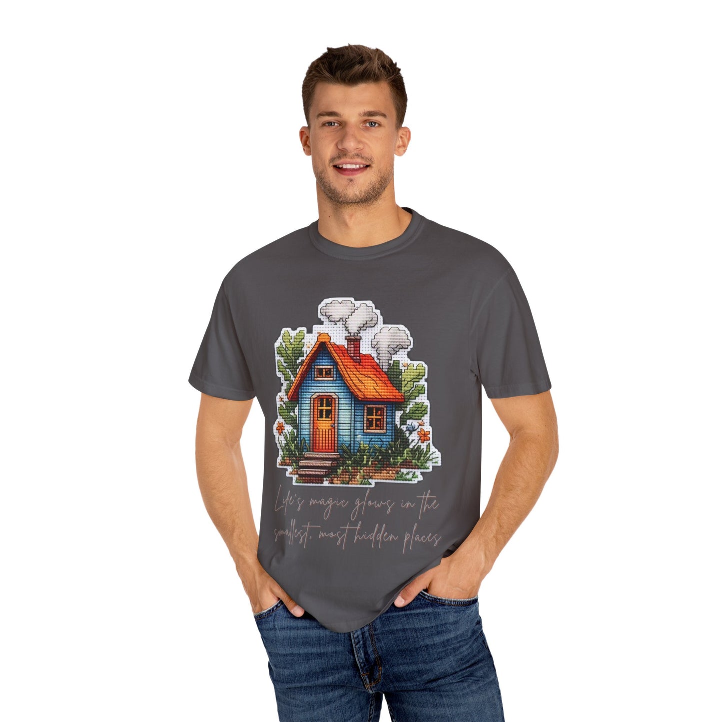 Magical Cottage T-Shirt - Garment-Dyed Unisex Tee