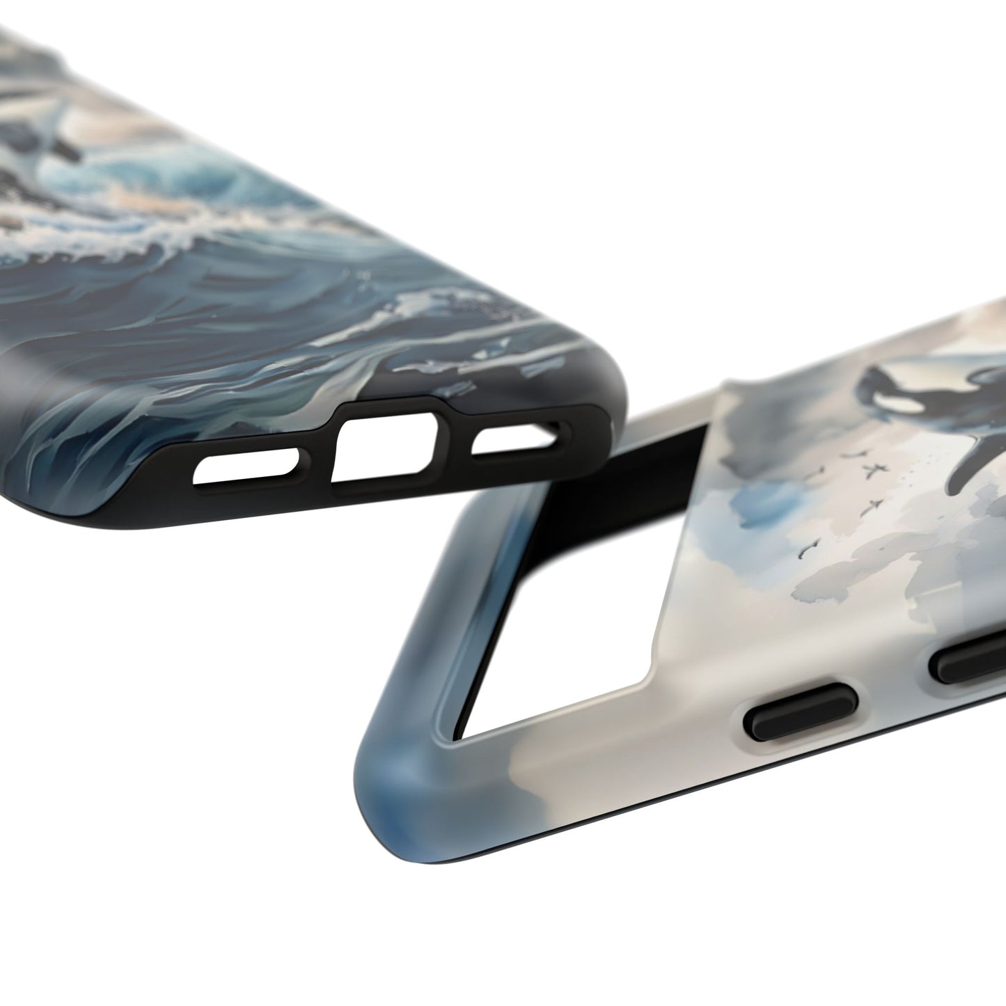 Whale Splash Phone Case - Tough & Stylish Ocean Design
