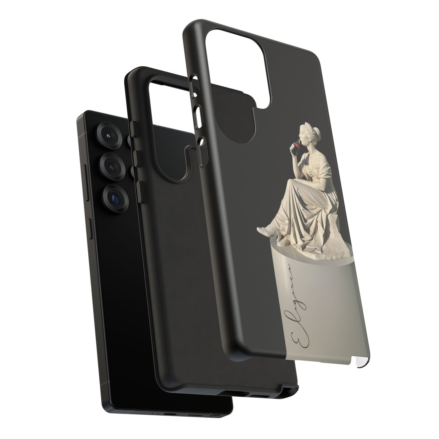 Elegant Phone Case - Stylish Tough Case with Sculpture Design