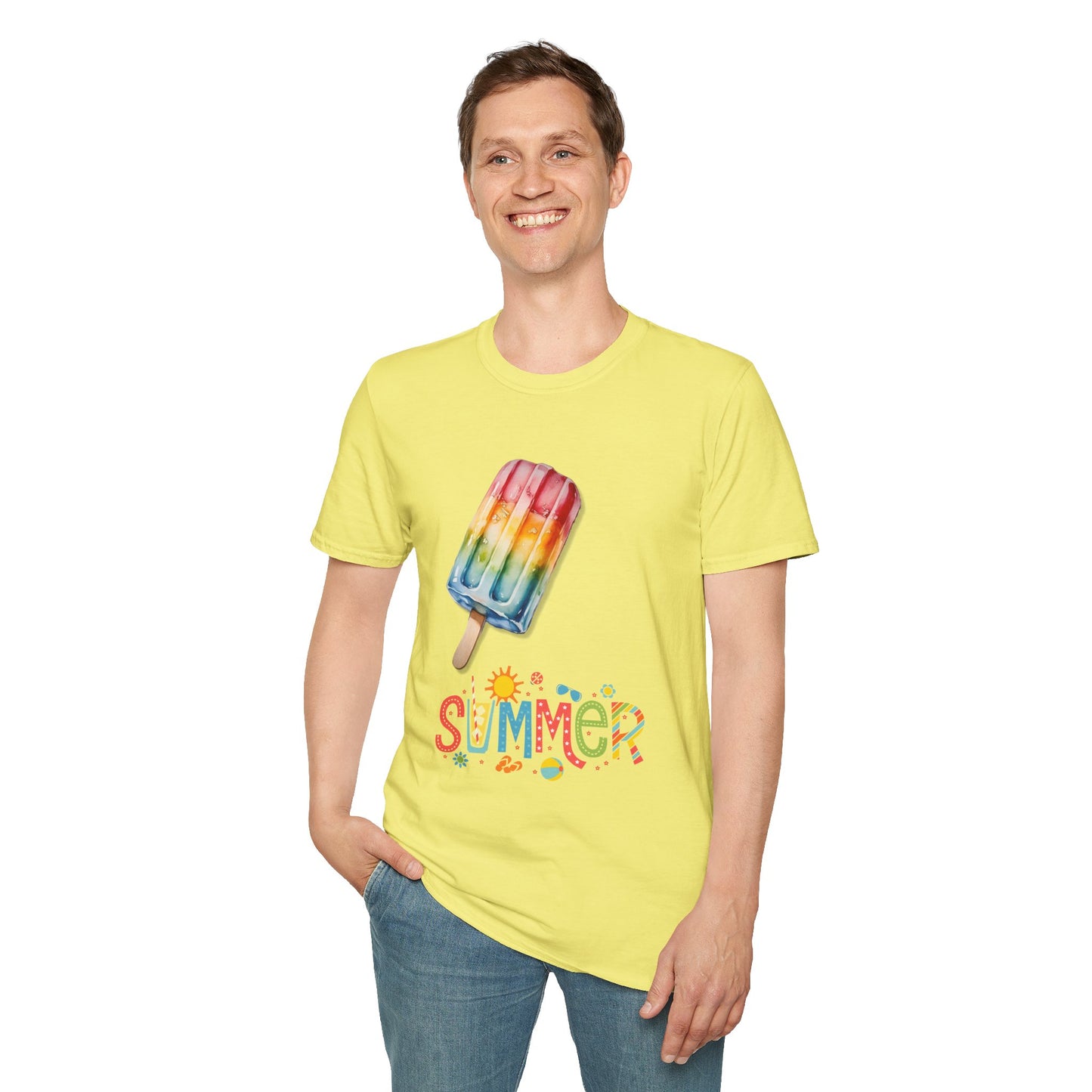 Summer Popsicle Soft style T-Shirt - Fun & Colorful Summer Vibes