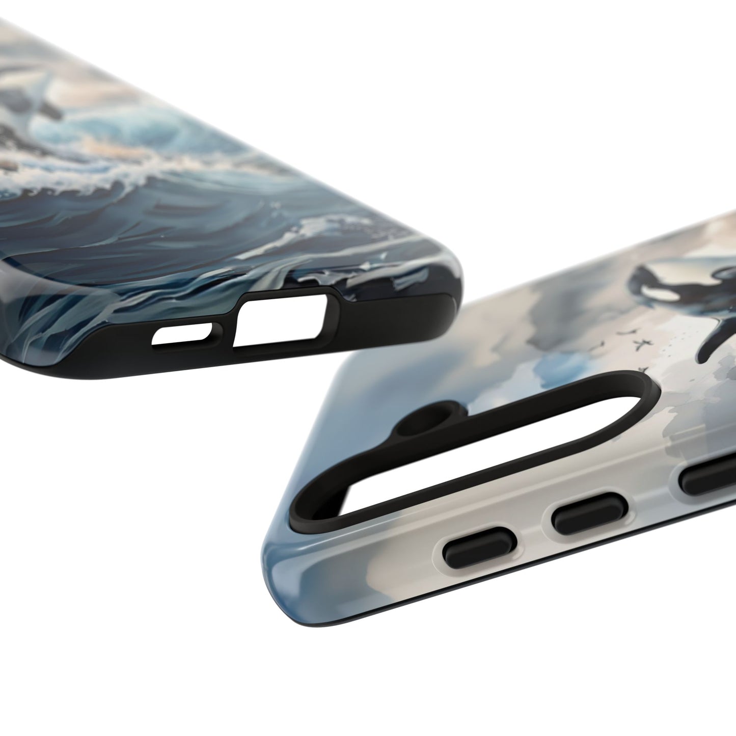 Whale Splash Phone Case - Tough & Stylish Ocean Design