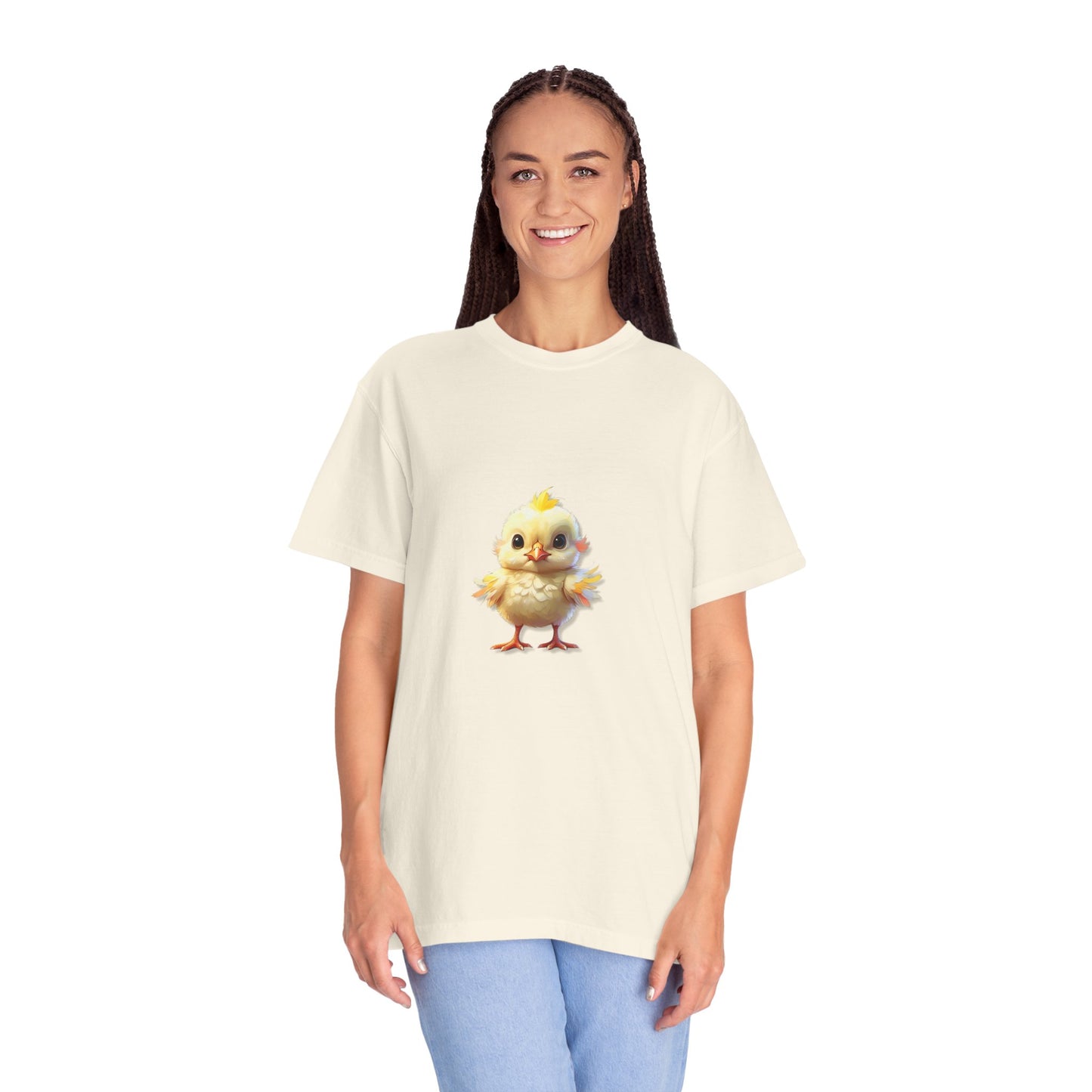 Cute Chick Unisex Garment-Dyed T-Shirt - Perfect for Spring Celebrations