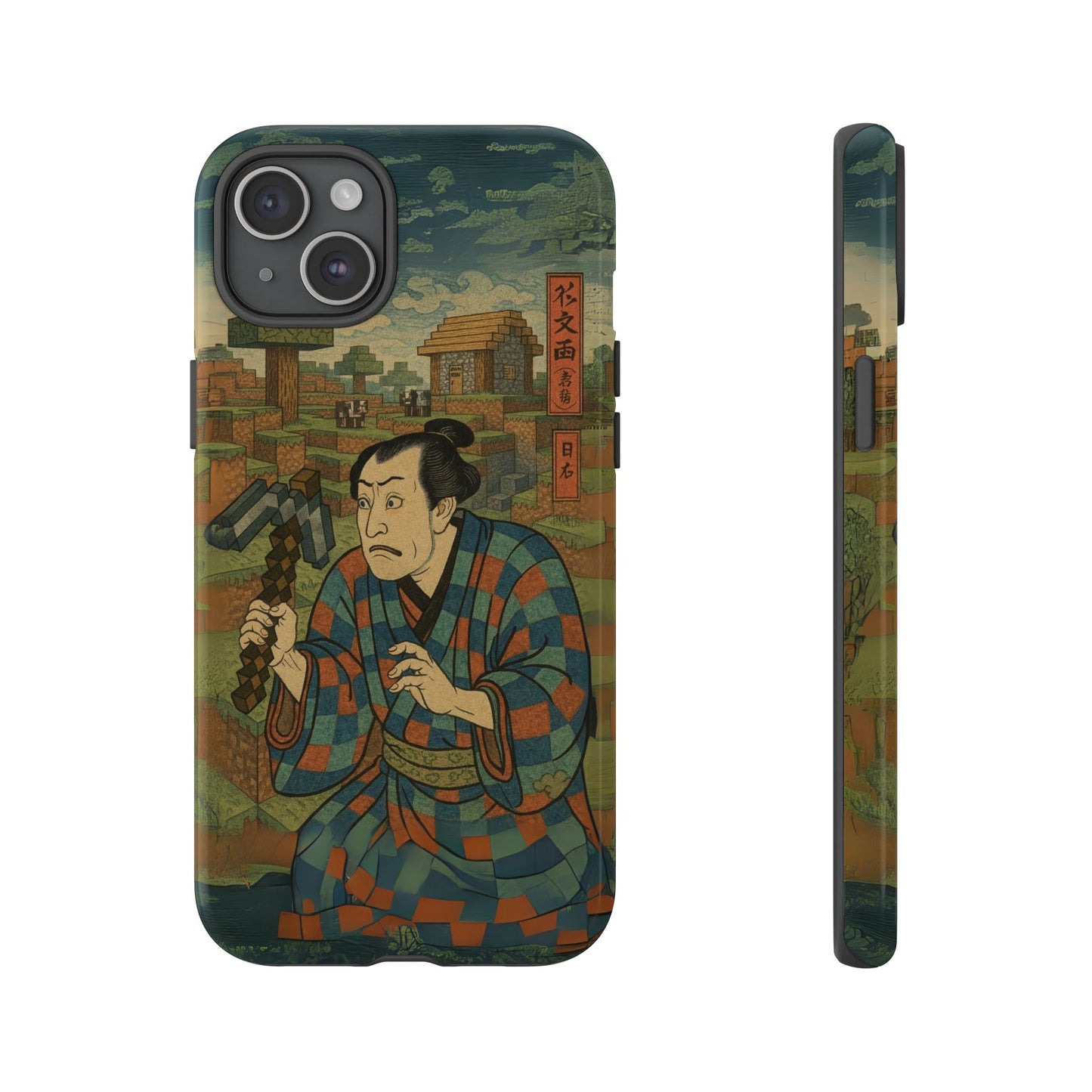 Tough Cases - Japanese Art Phone Case with Warrior Design