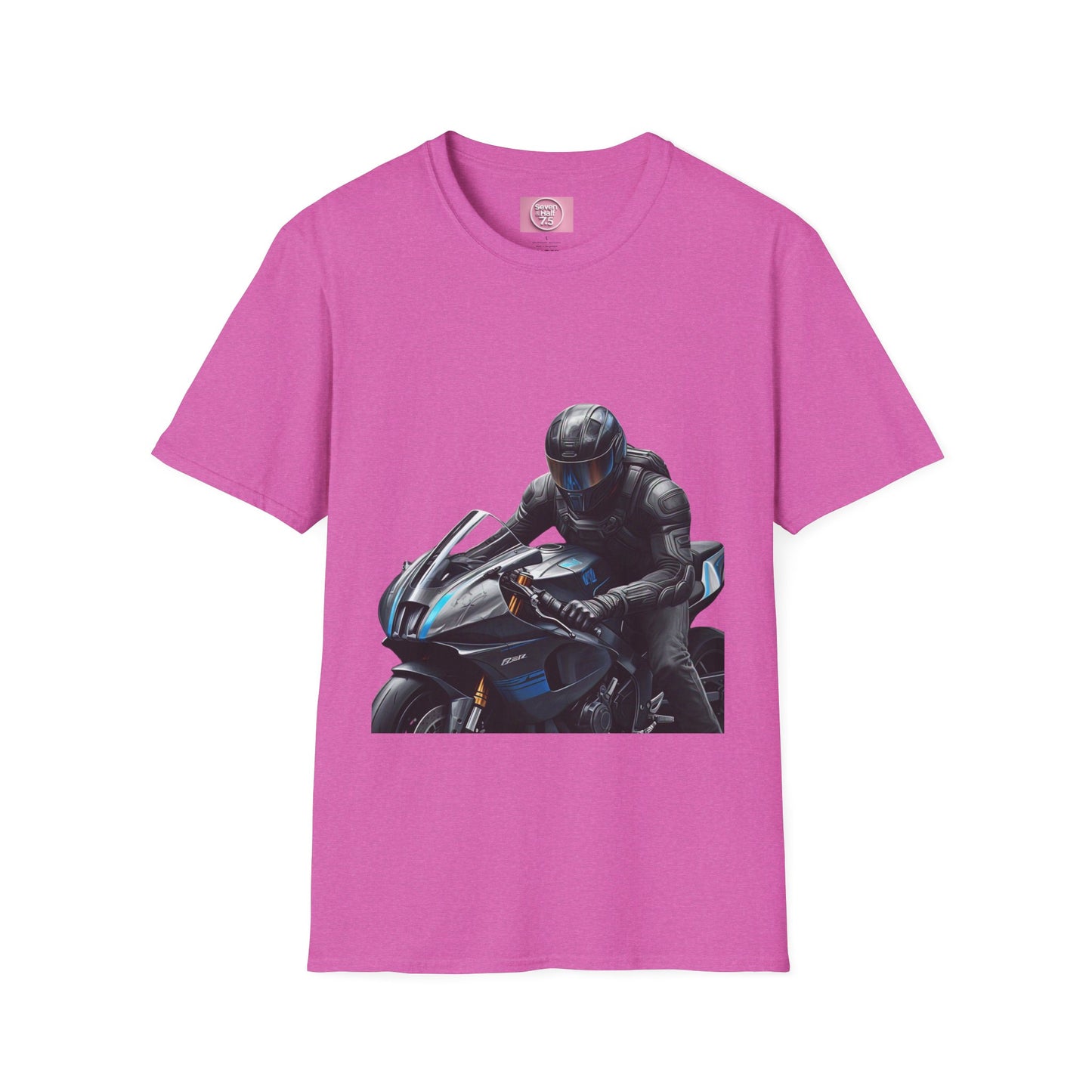Motorcycle Rider Tee - Unisex Softstyle T-Shirt