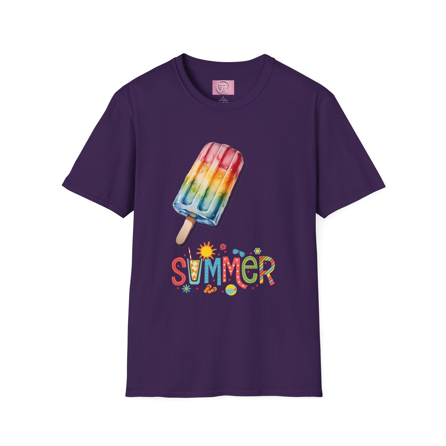 Summer Popsicle Soft style T-Shirt - Fun & Colorful Summer Vibes